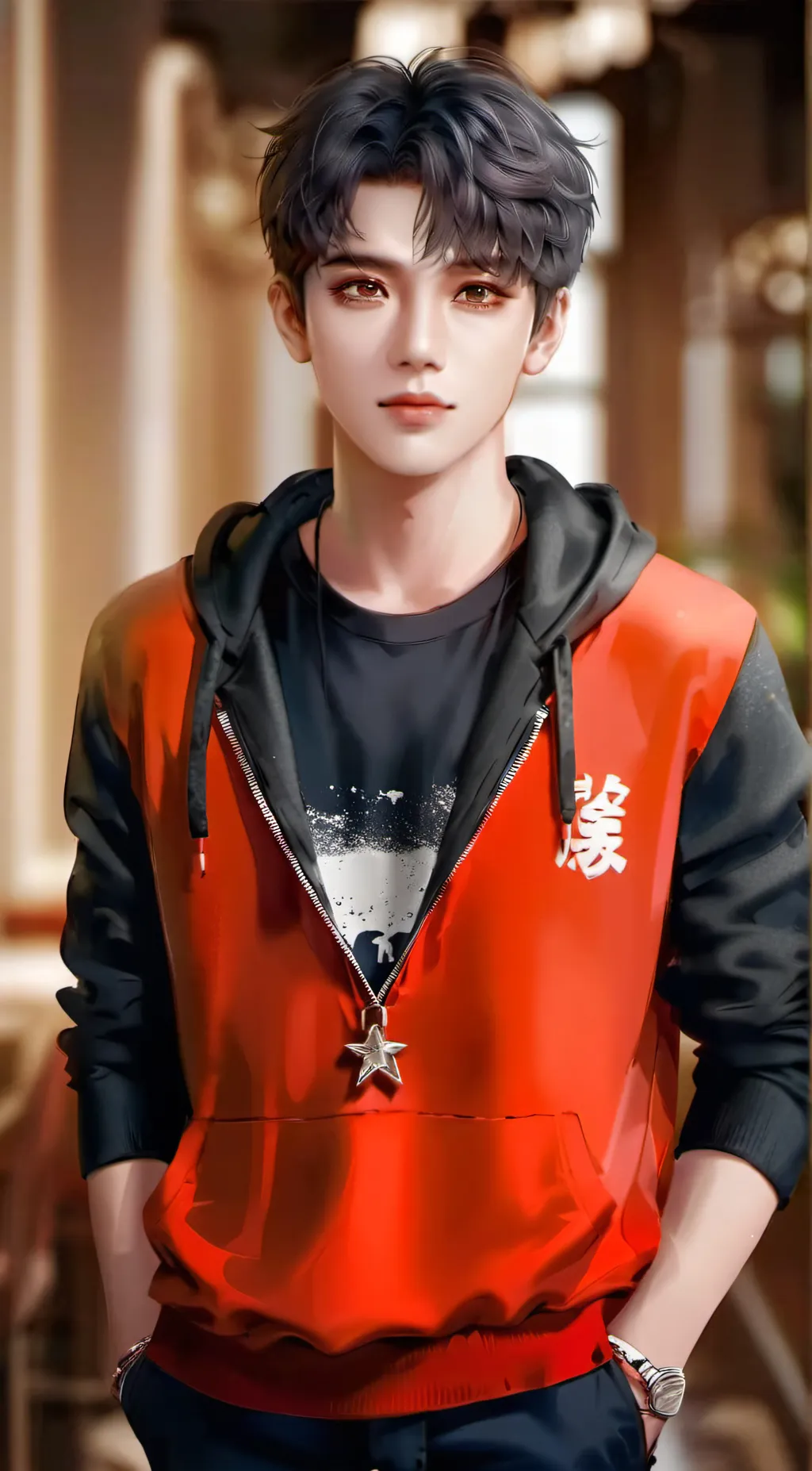 ai character: Aaron background