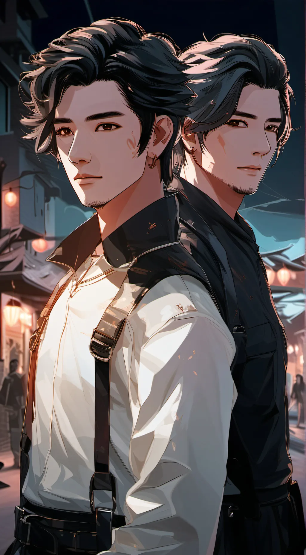 ai character: alex and alan background