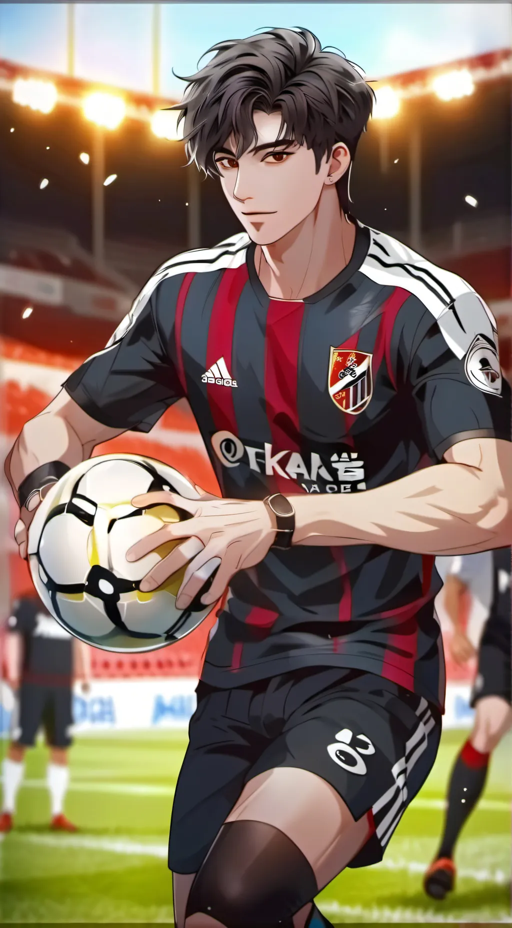 ai character: Ronaldo jr  background