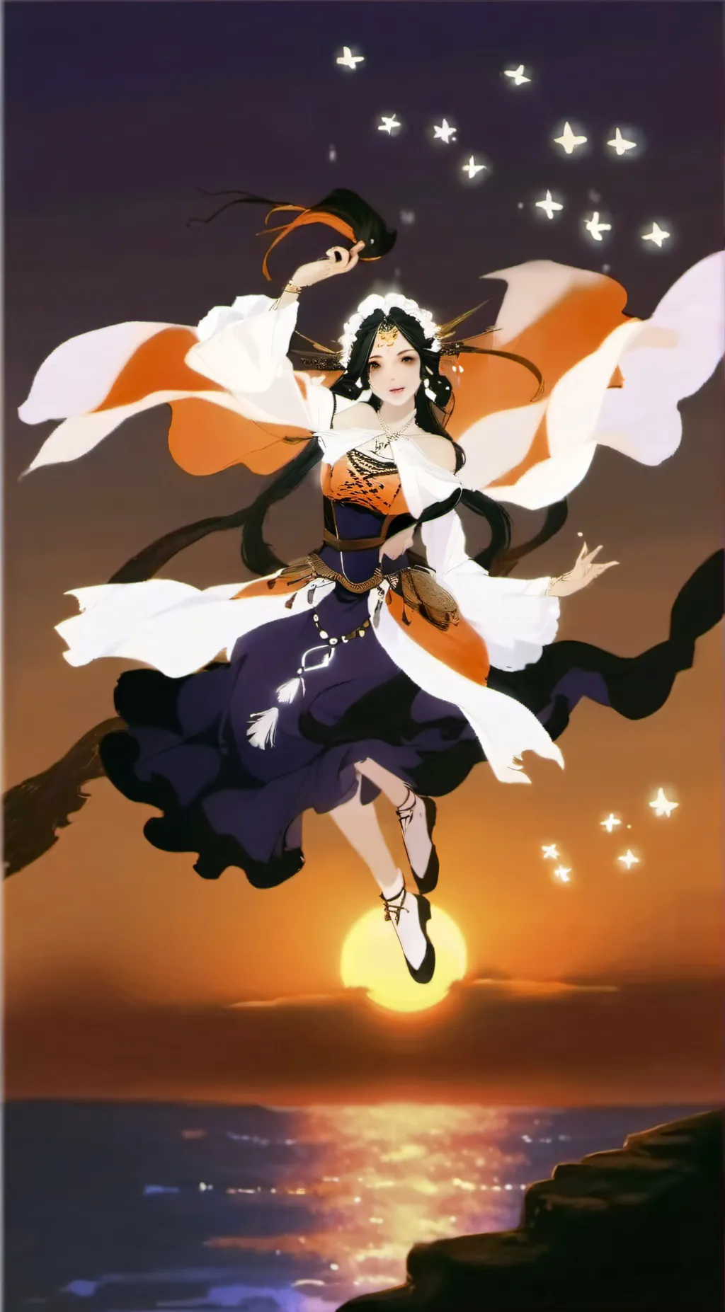 ai character: Aria background