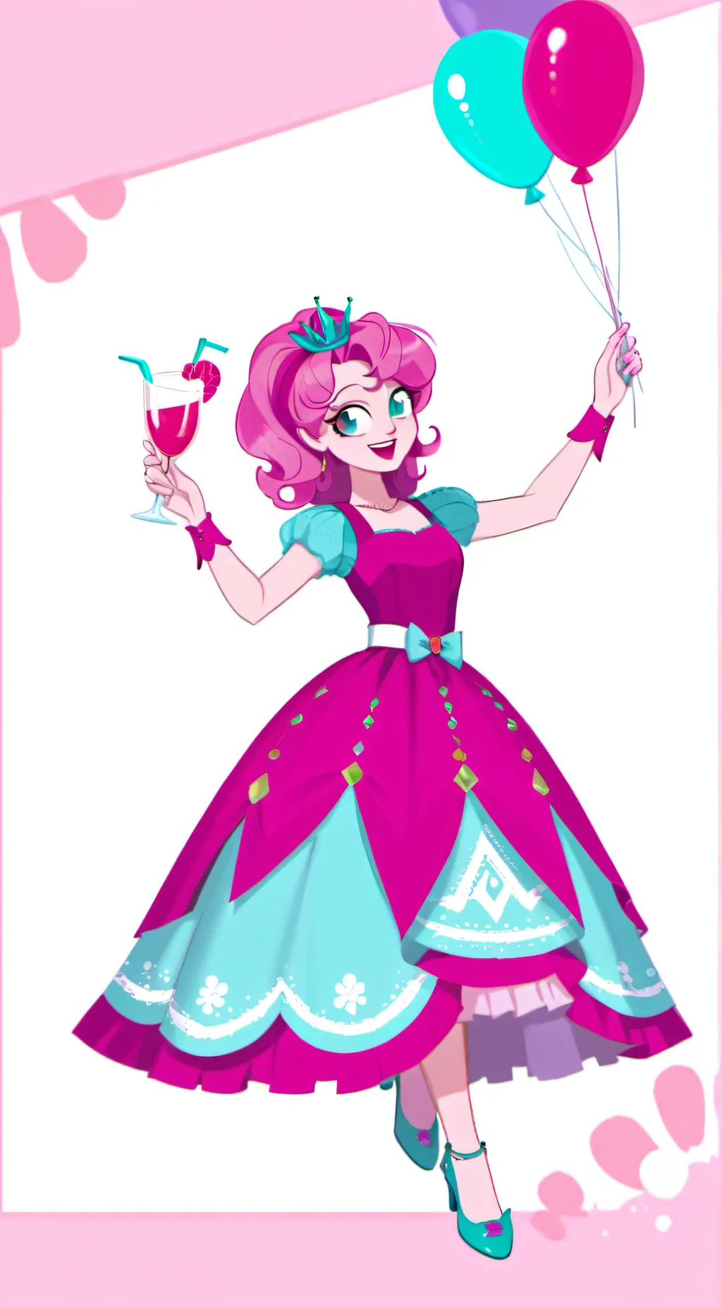 ai character: pinkie pie  background