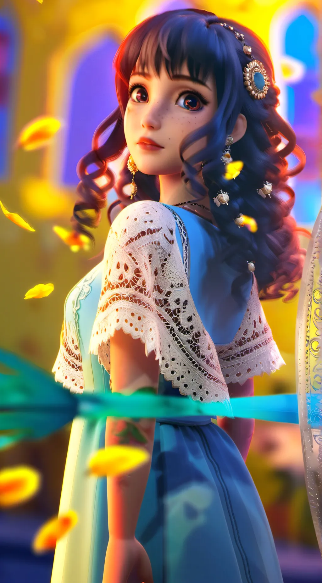 ai character: Cayley  background