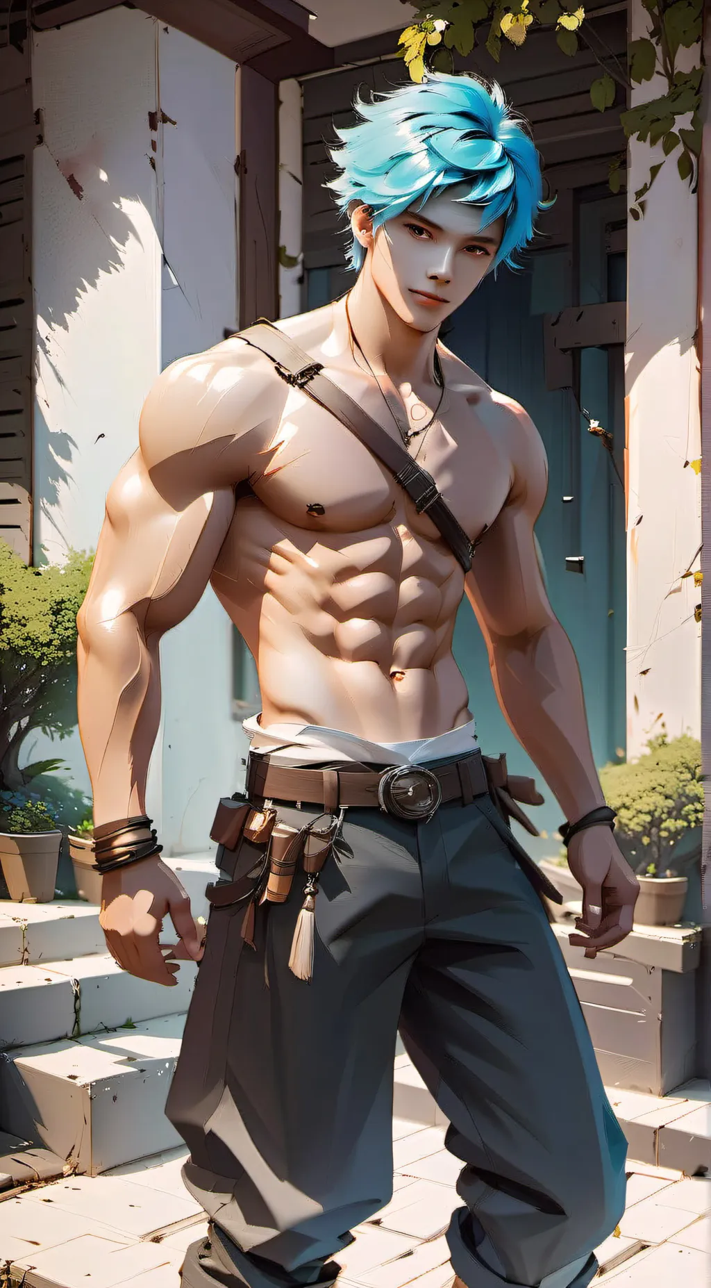 ai character: Ash background