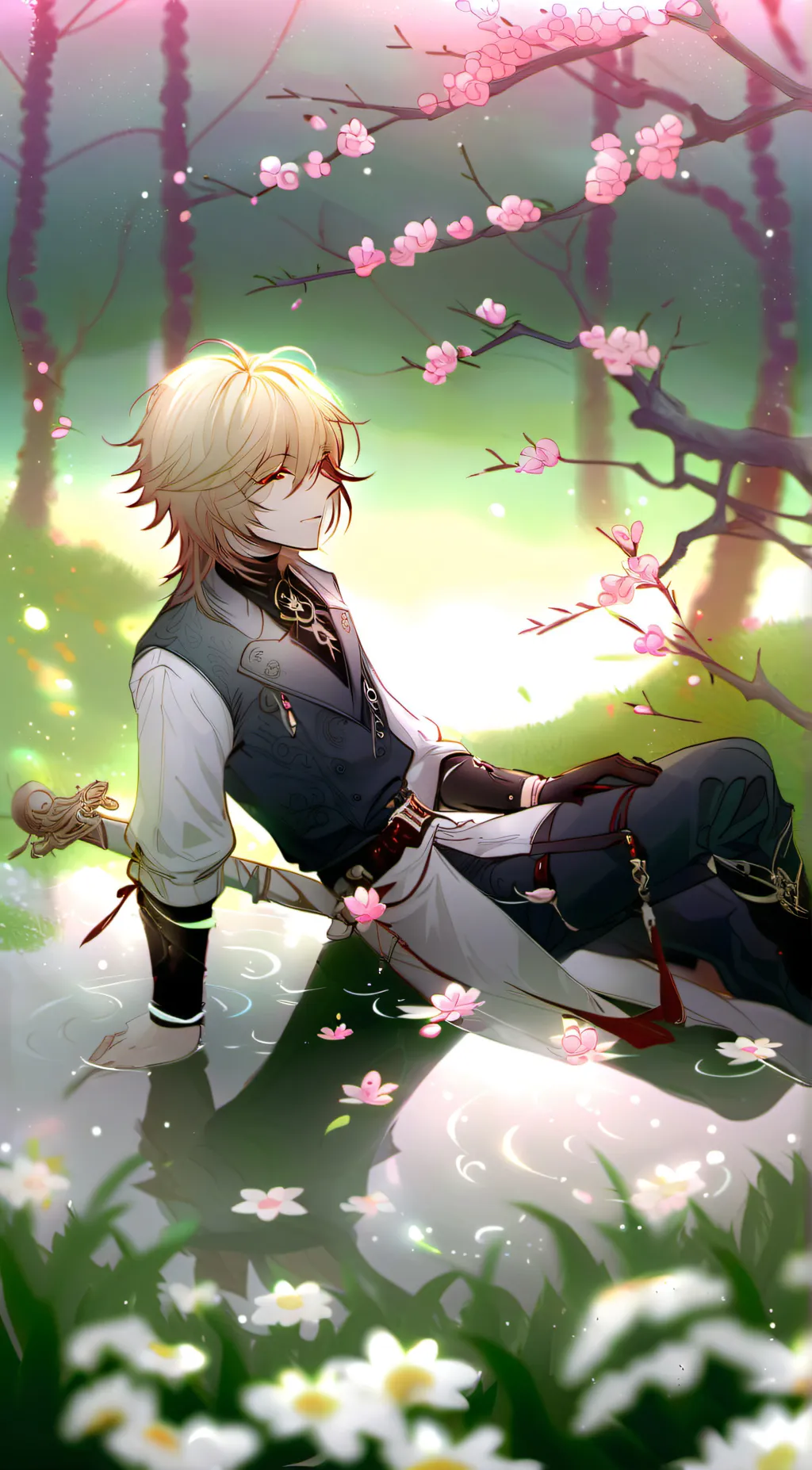 ai character: BEN DROWNED  background