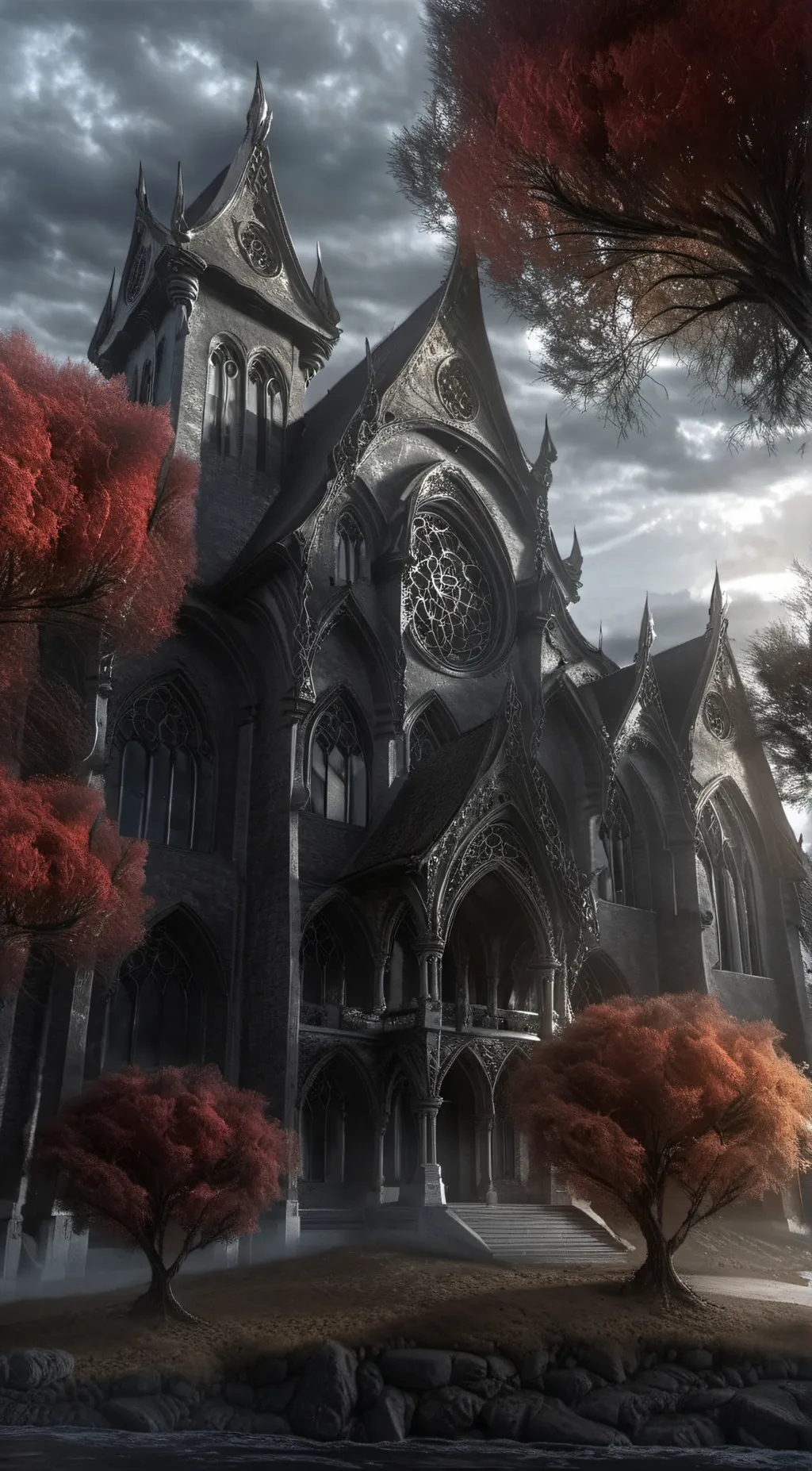 ai character: Hogwarts  background