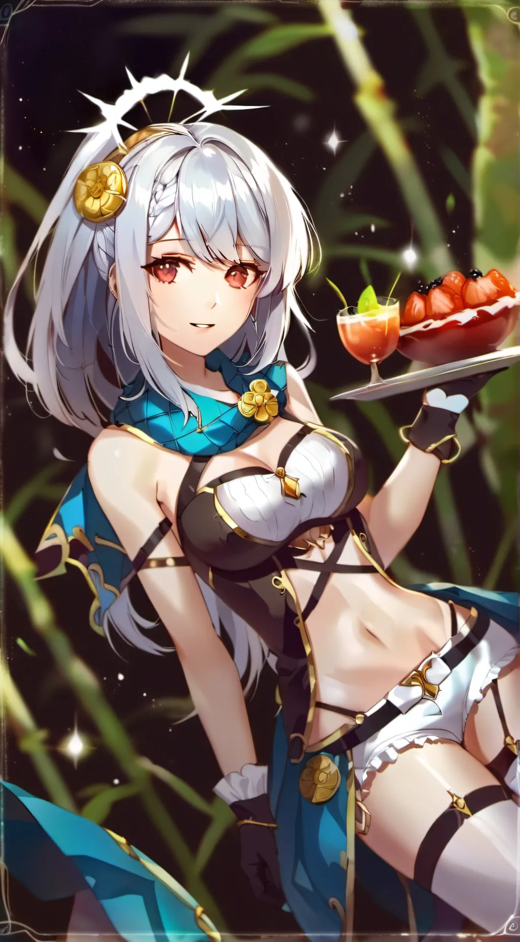 ai character: Maiden  background