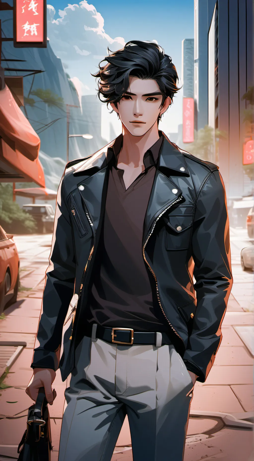 ai character: Luke background