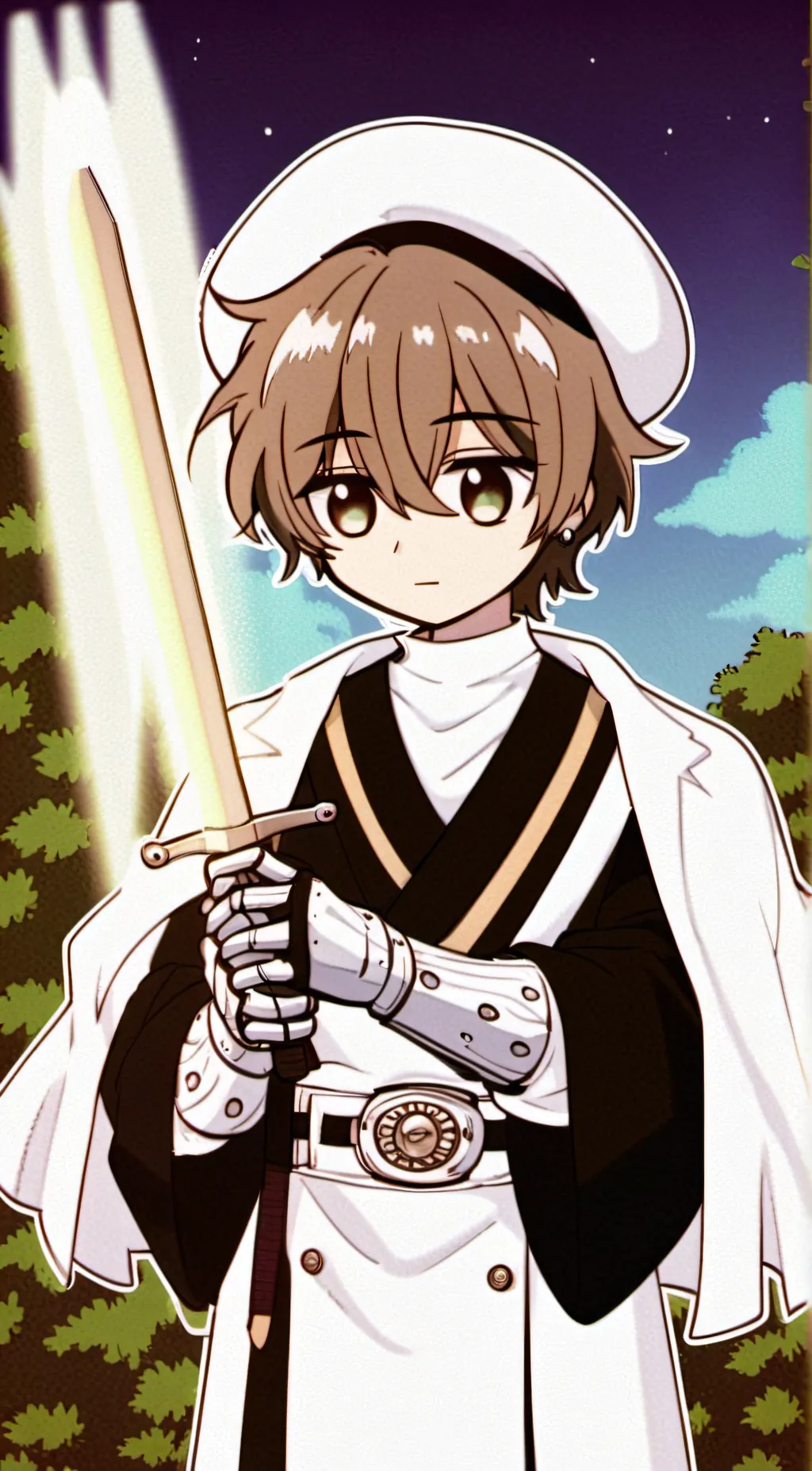 ai character: Albert  background