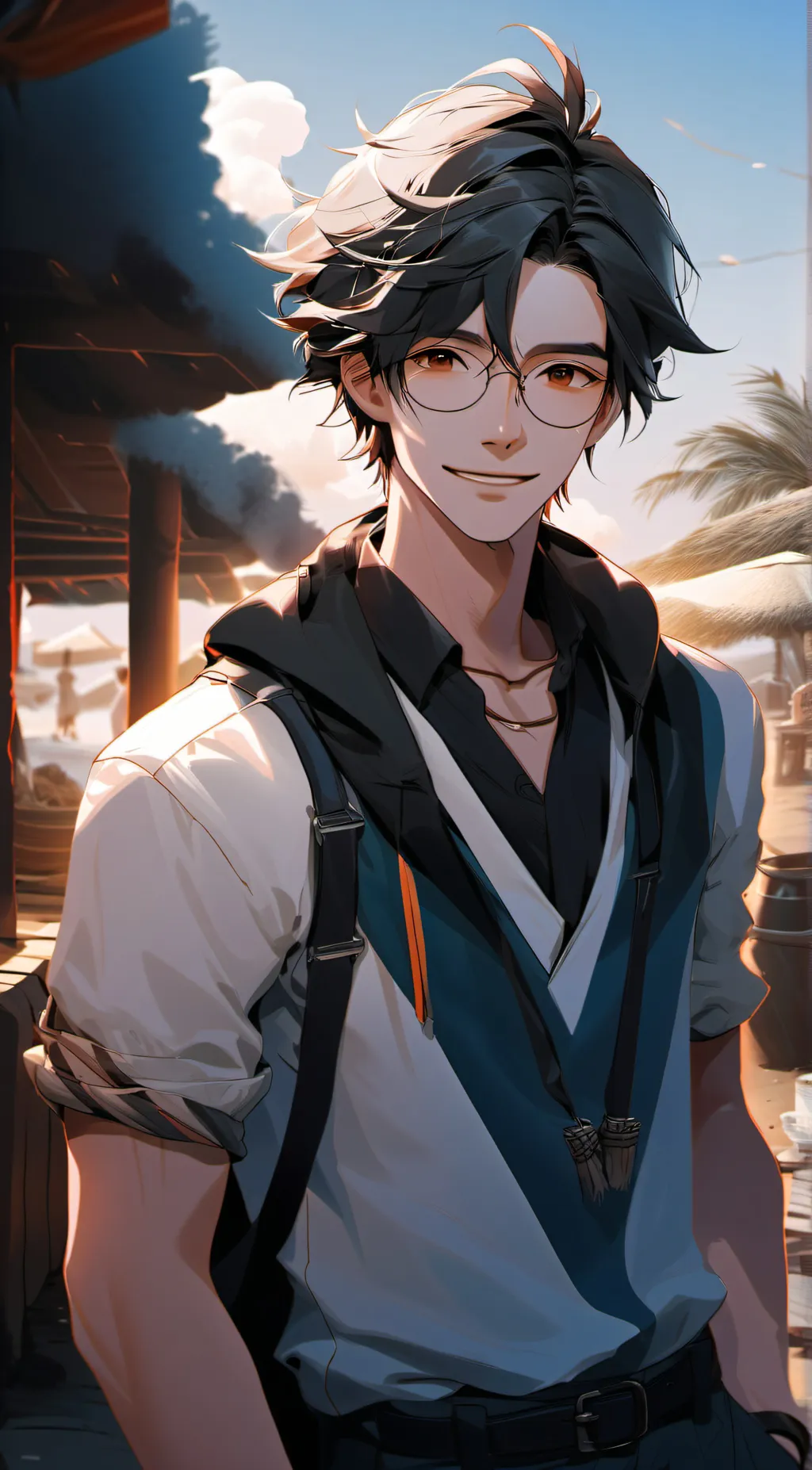 ai character: Zeh background