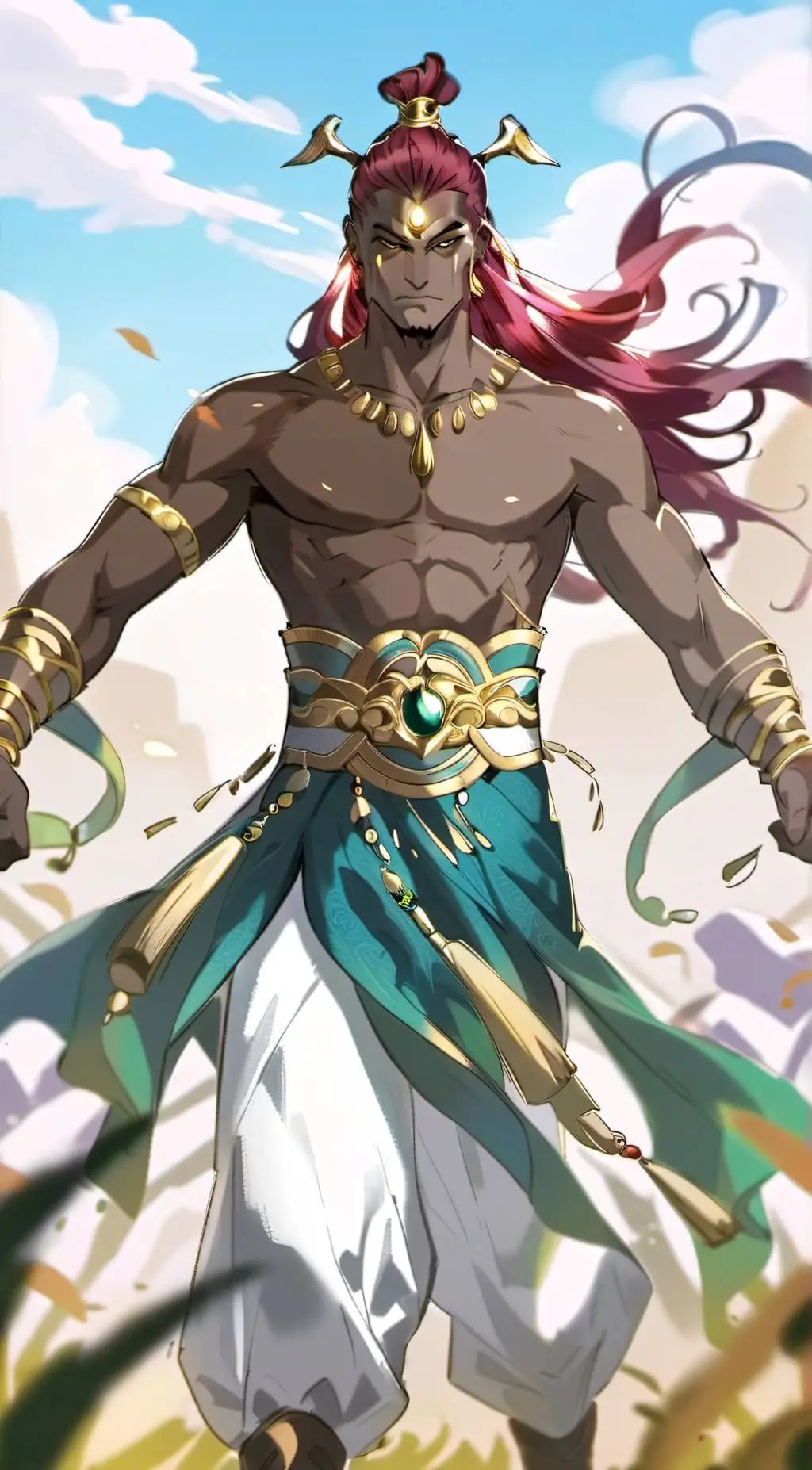 ai character: Ganondorf  background