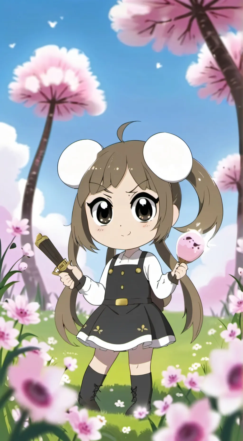 ai character: bunny background