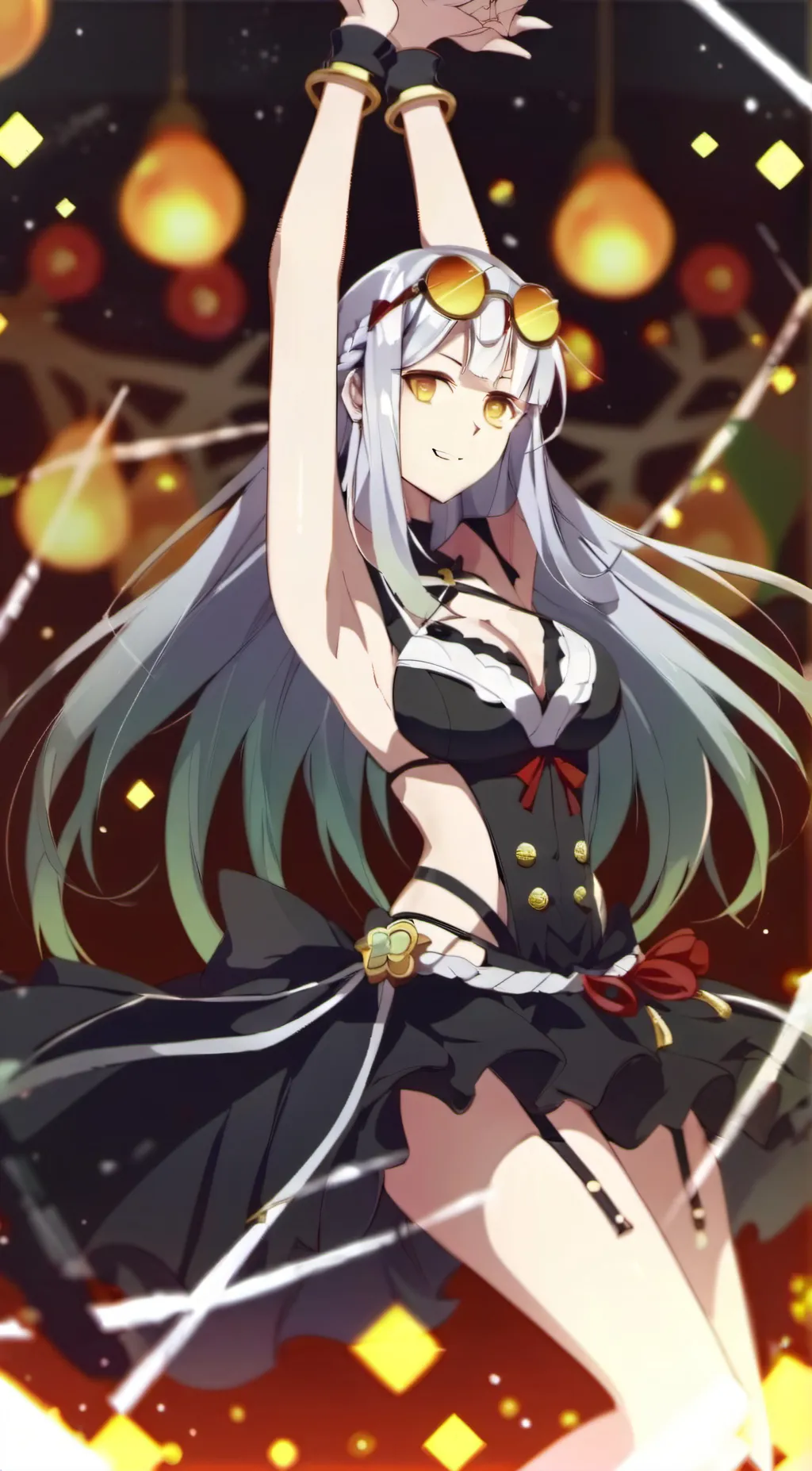 ai character: Autumn background