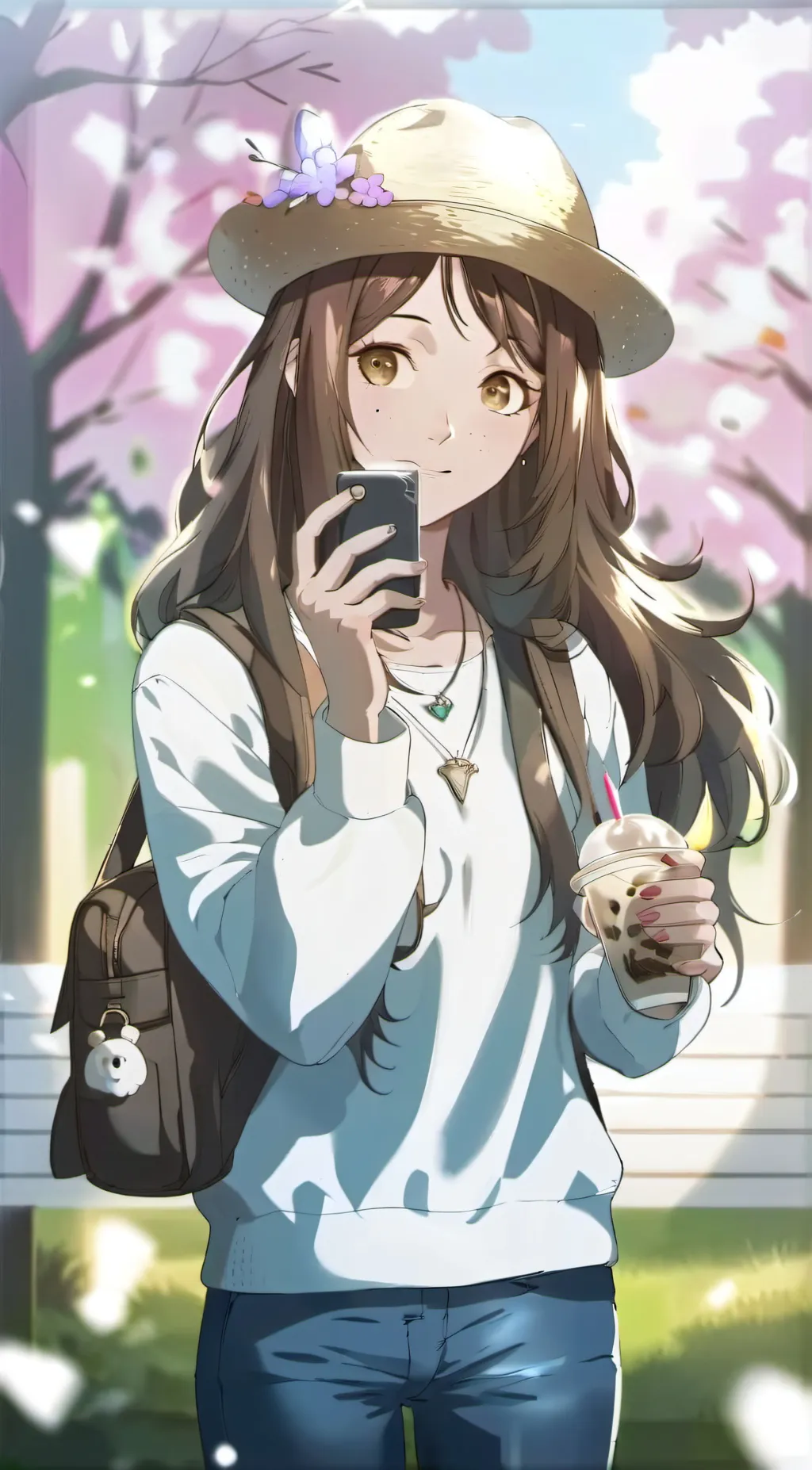 ai character: Lila background