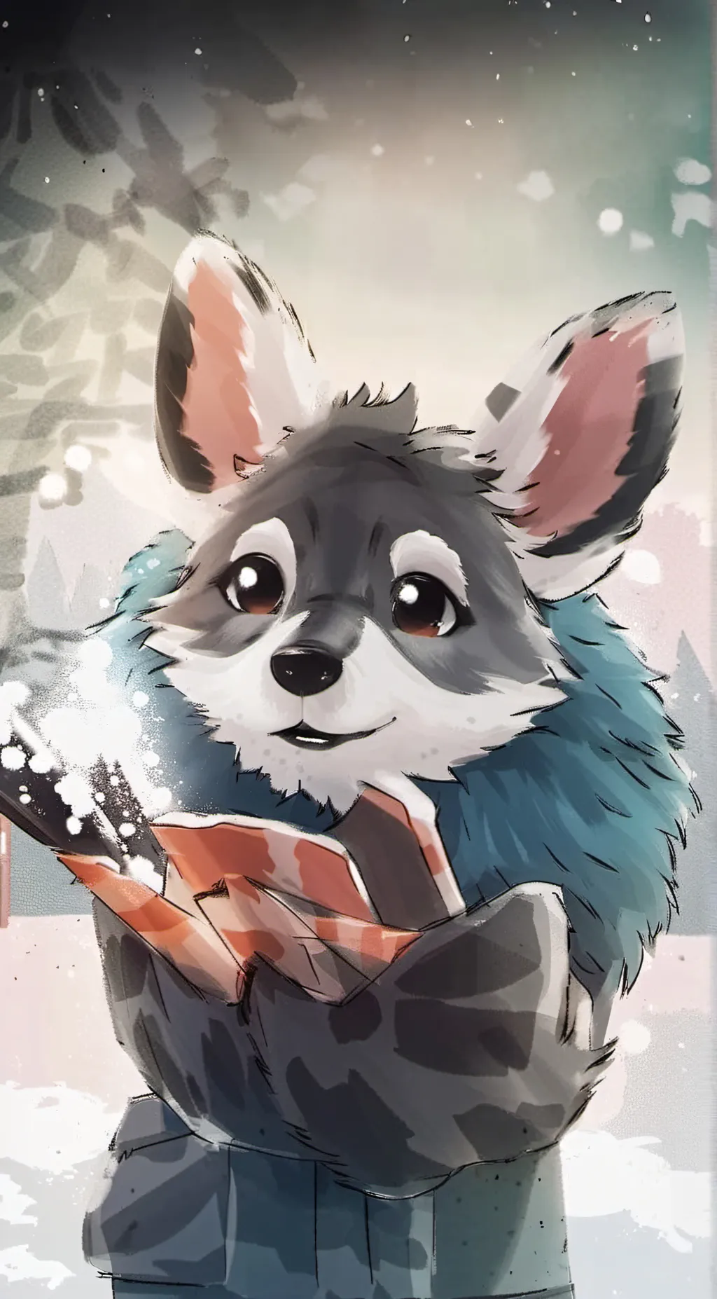 ai character: cat day background