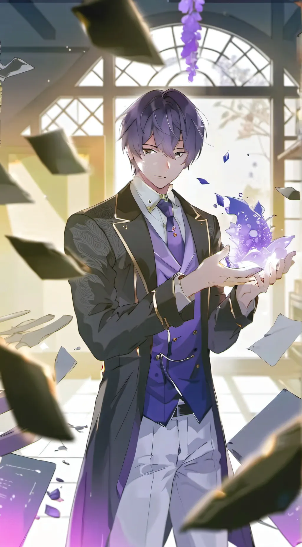 ai character: Lunar  background