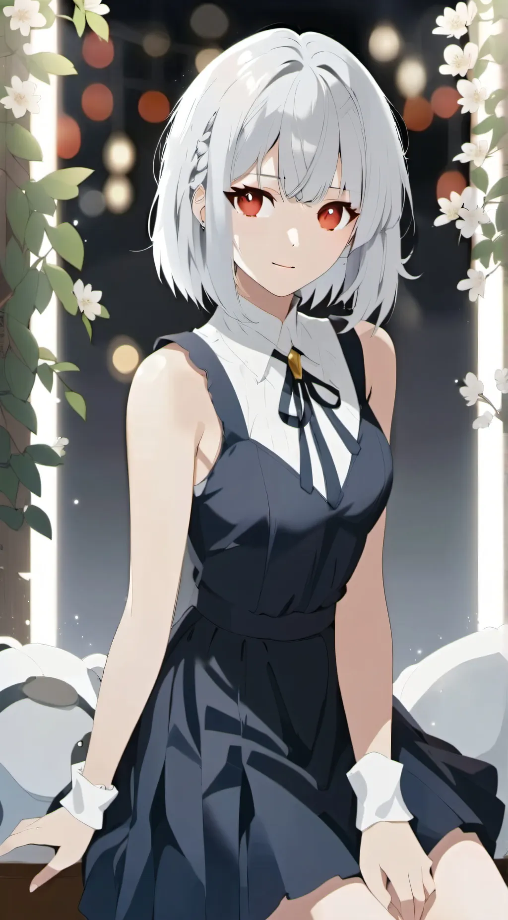 ai character: Sexy girl background