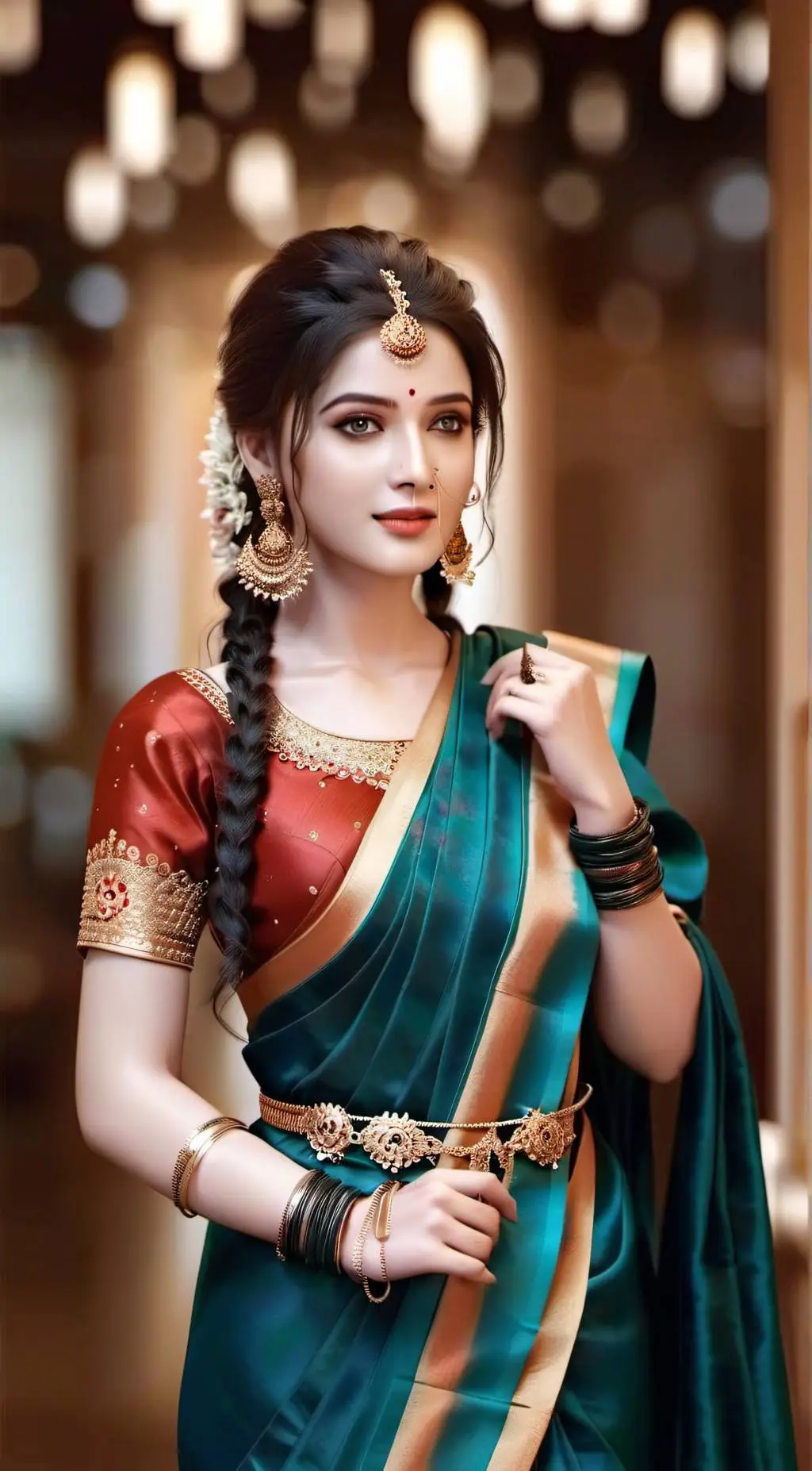 ai character: samiksha background