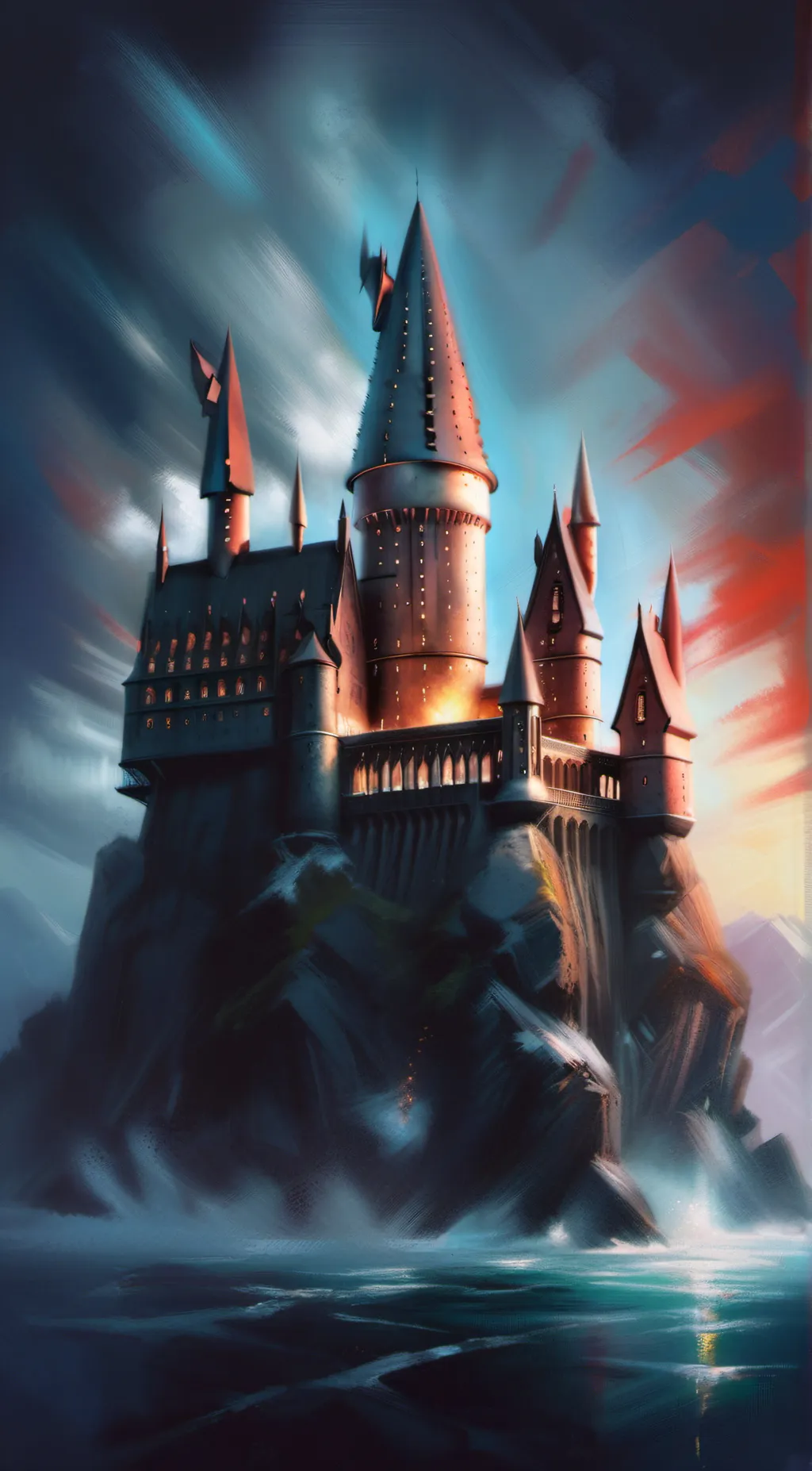 ai character: Hogwarts background
