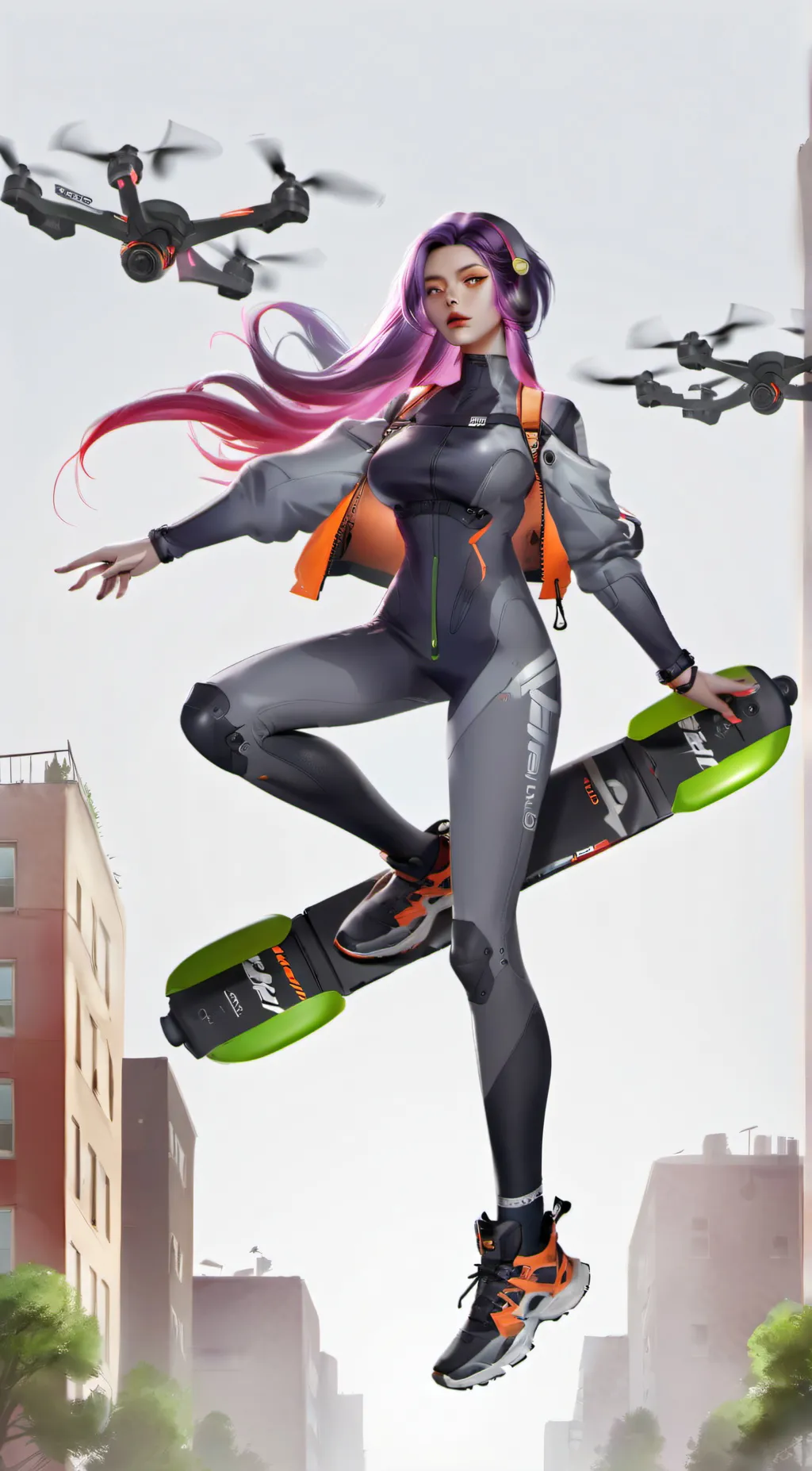 ai character: Aria background