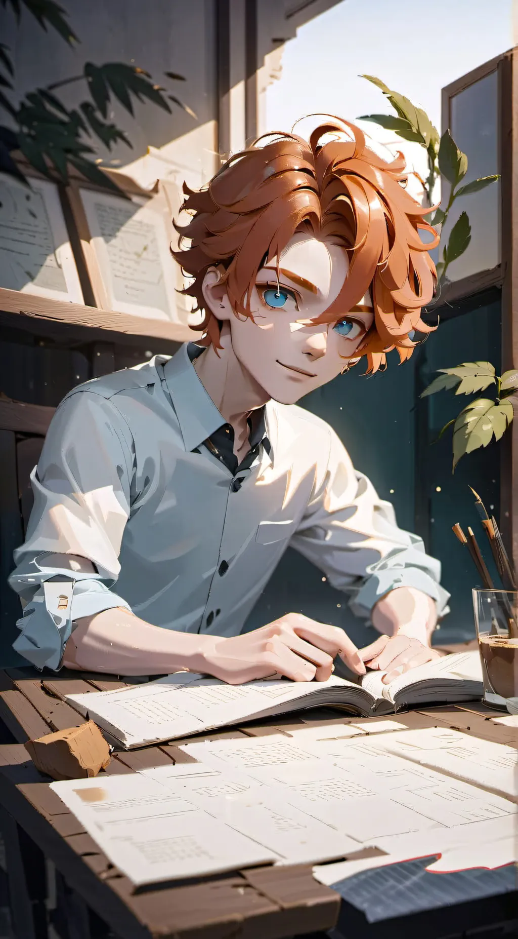 ai character: Andrew background