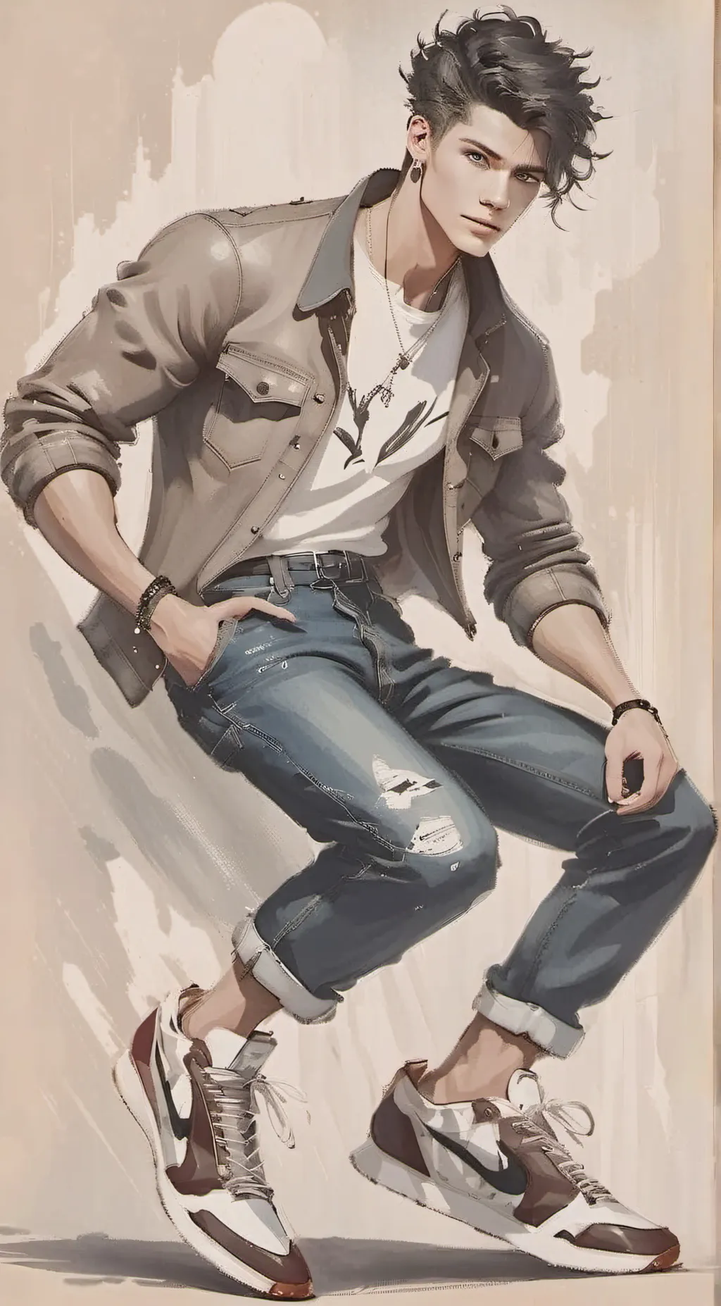 ai character: liam background