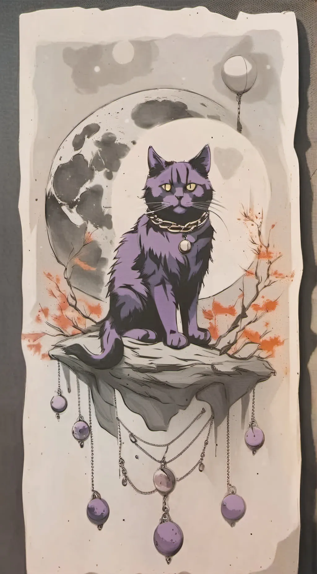 ai character: Catnap 🐱🌑 background