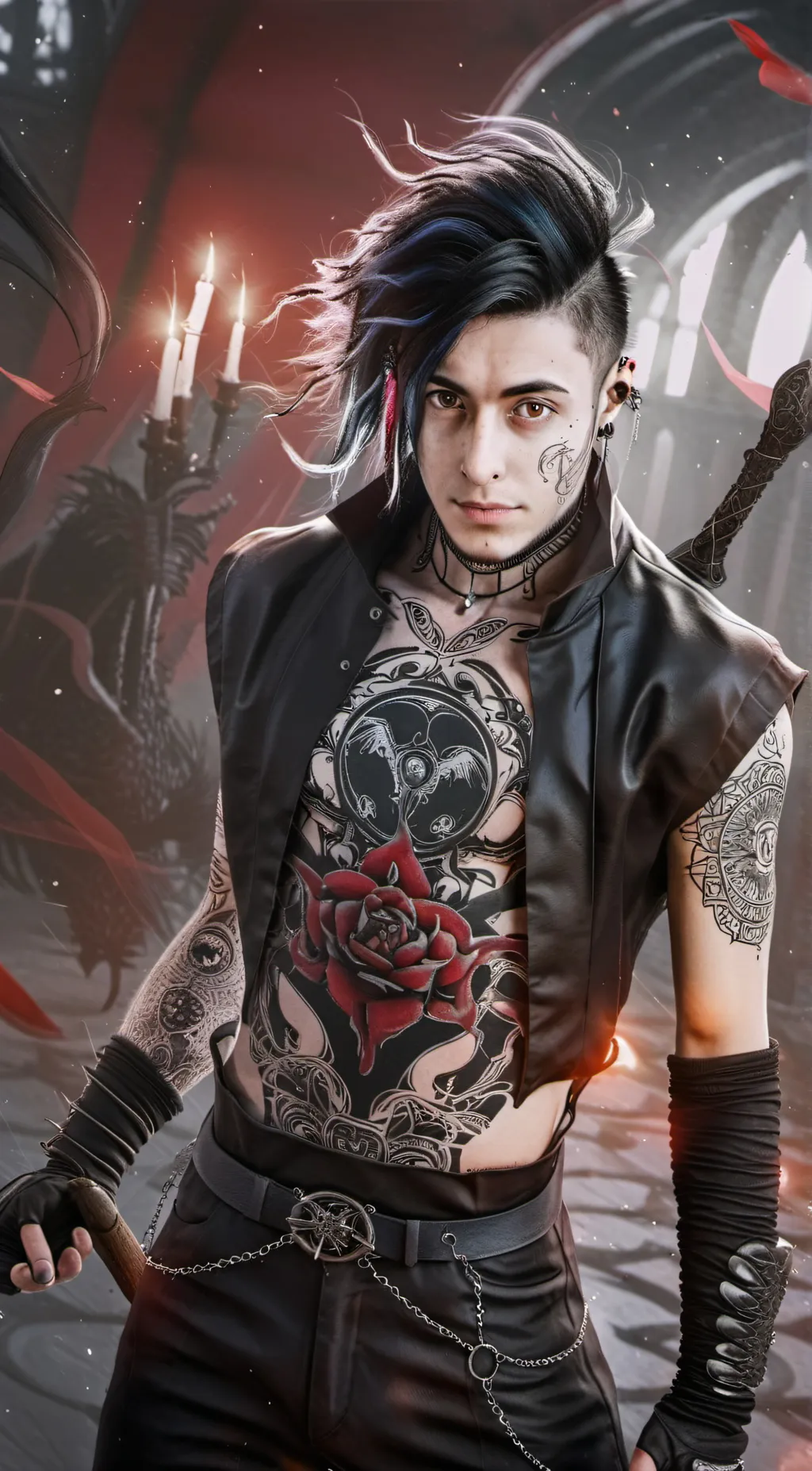 ai character: Ronnie radke background