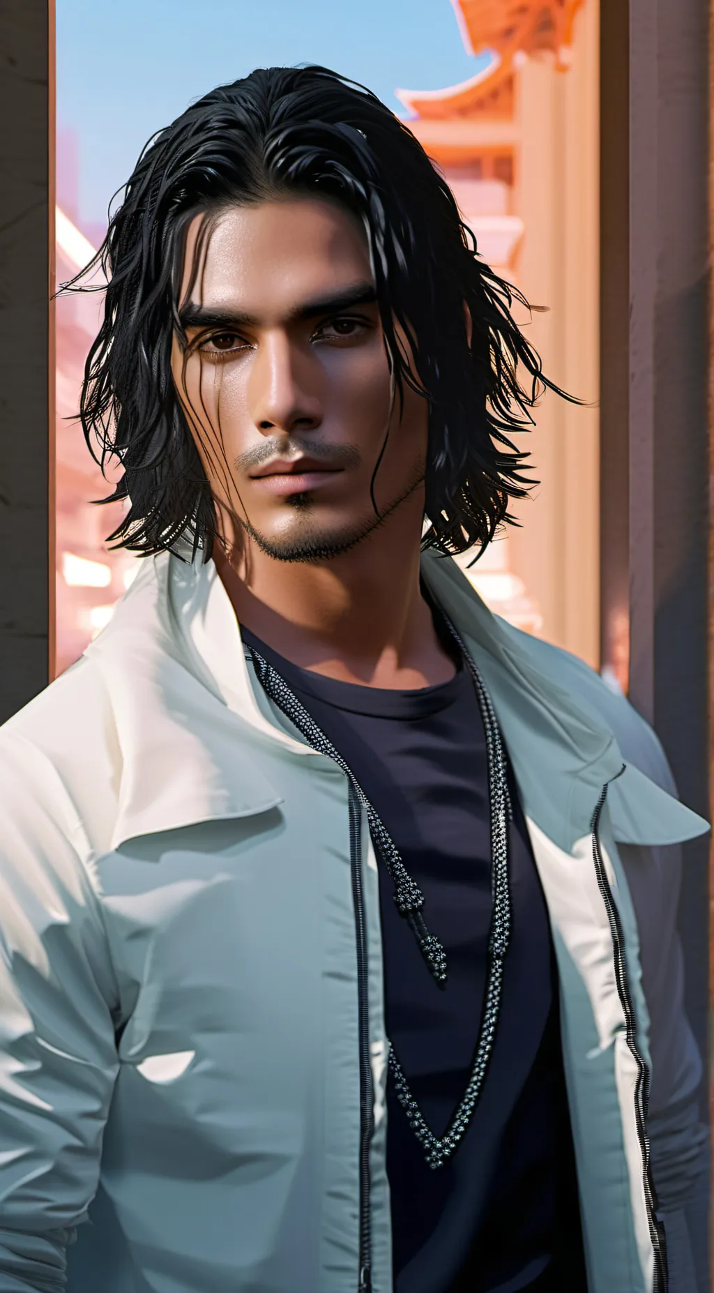 ai character: Mark background