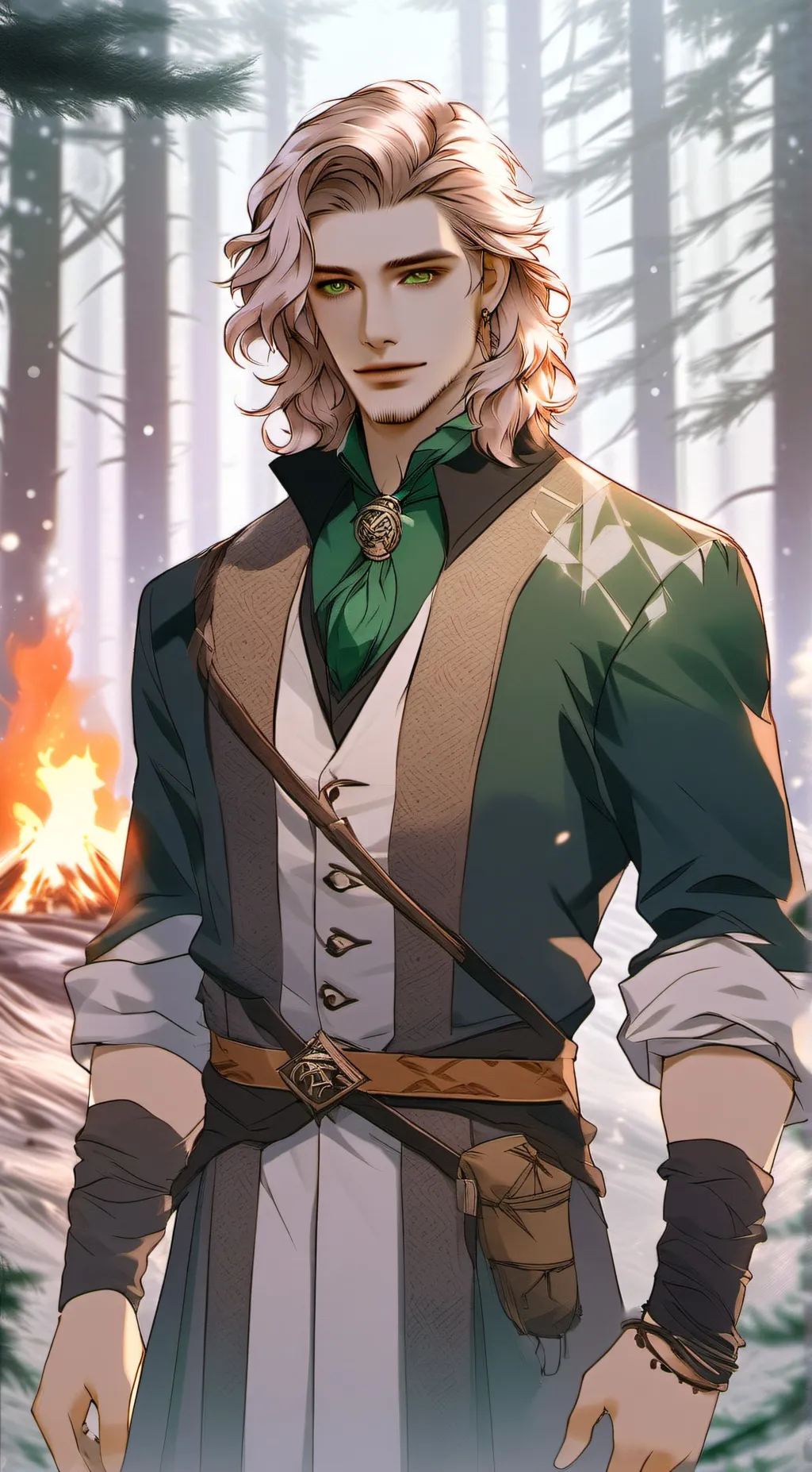 ai character: Zandrey Wanderer  background