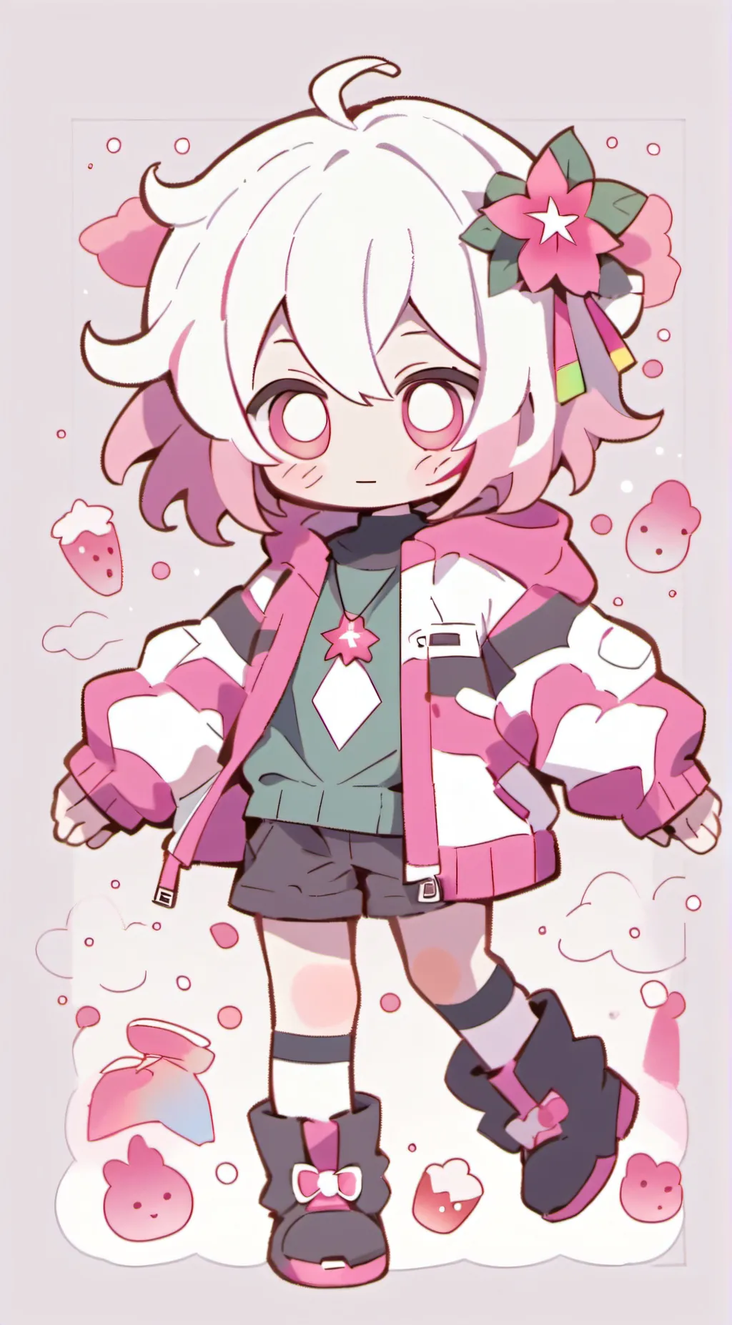 ai character: Mha trans background