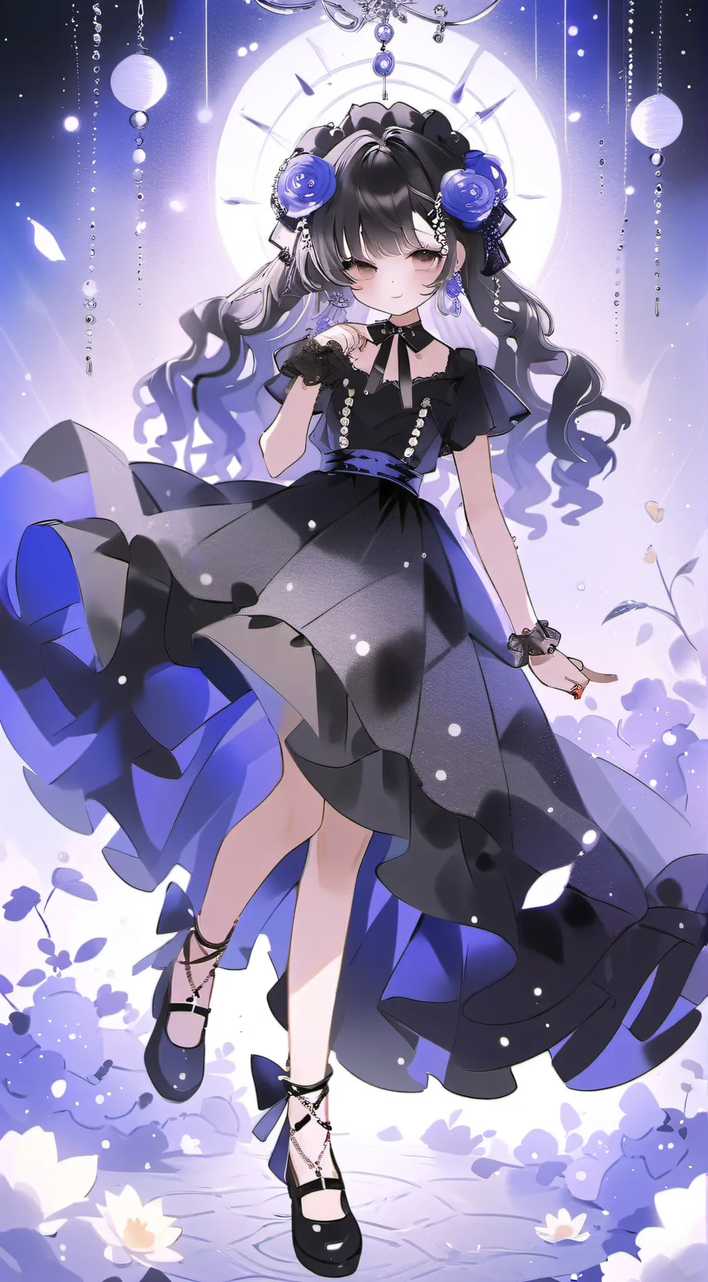 ai character: MHA prom background