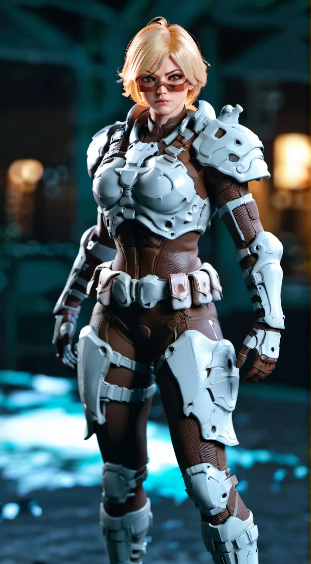 ai character: Female doom slayer background