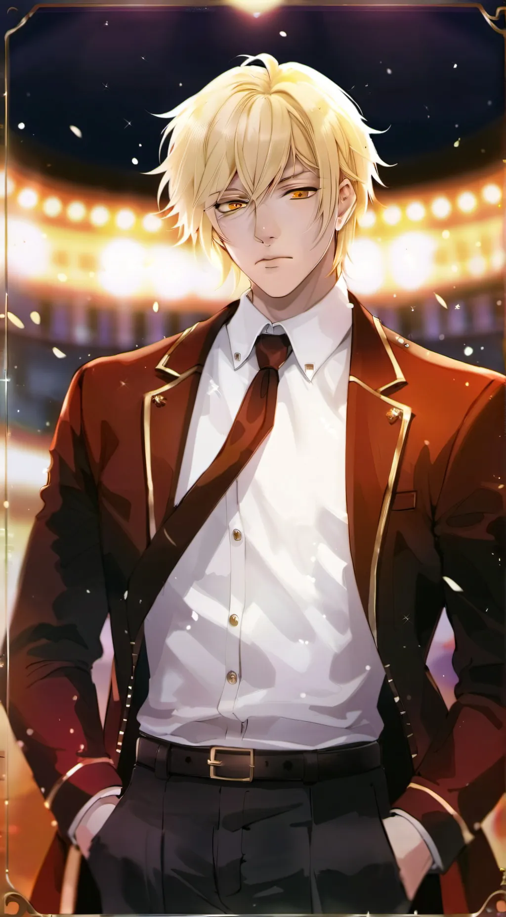 ai character: blank  background