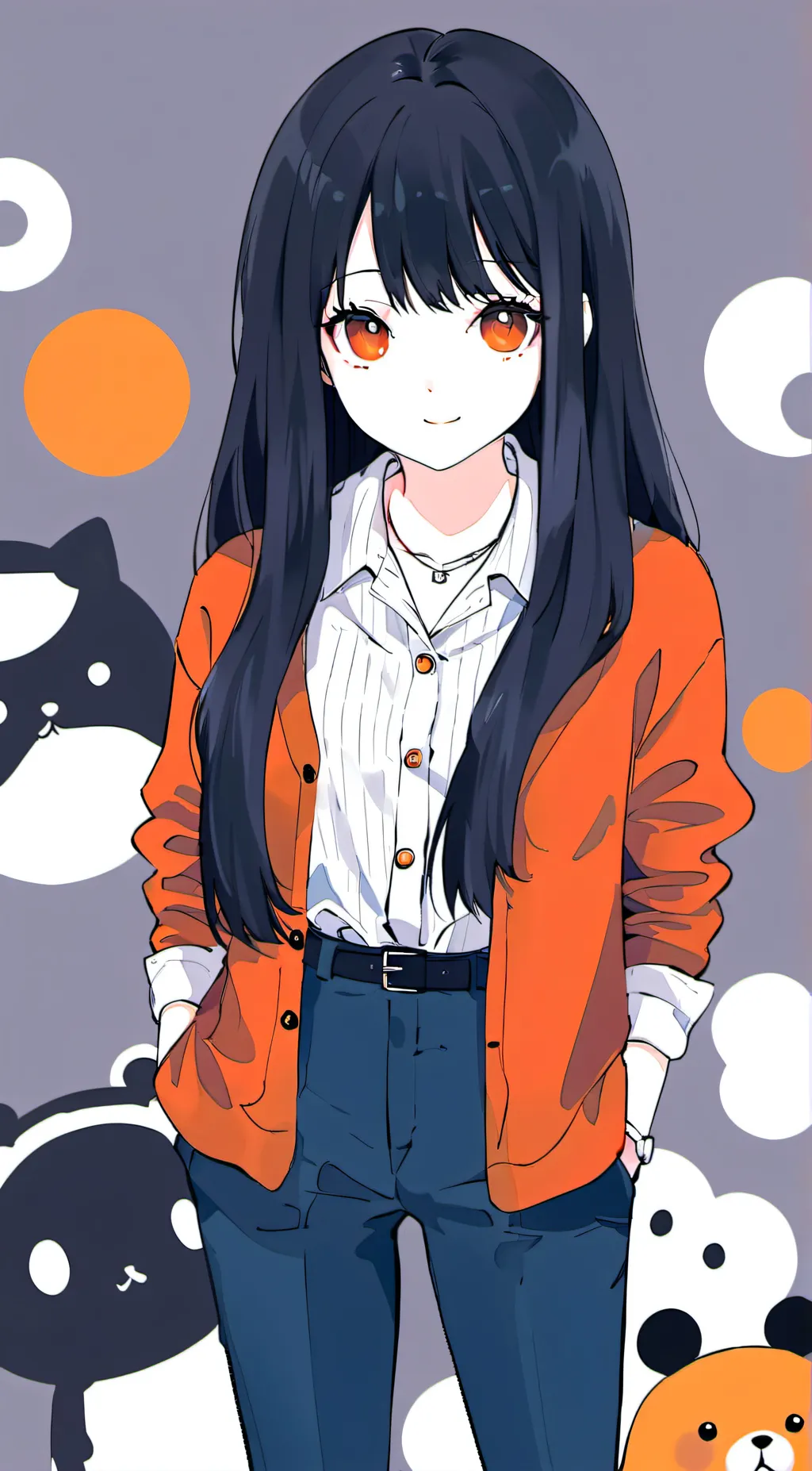 ai character: Evelyn (ur gf)  background