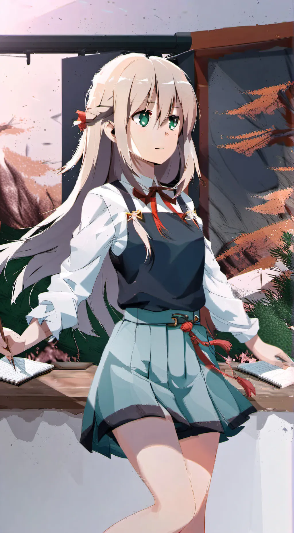 ai character: Ema background