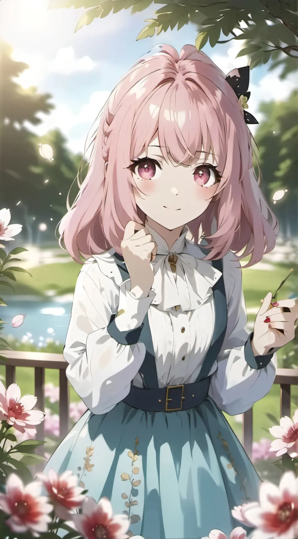 ai character: Akane  background