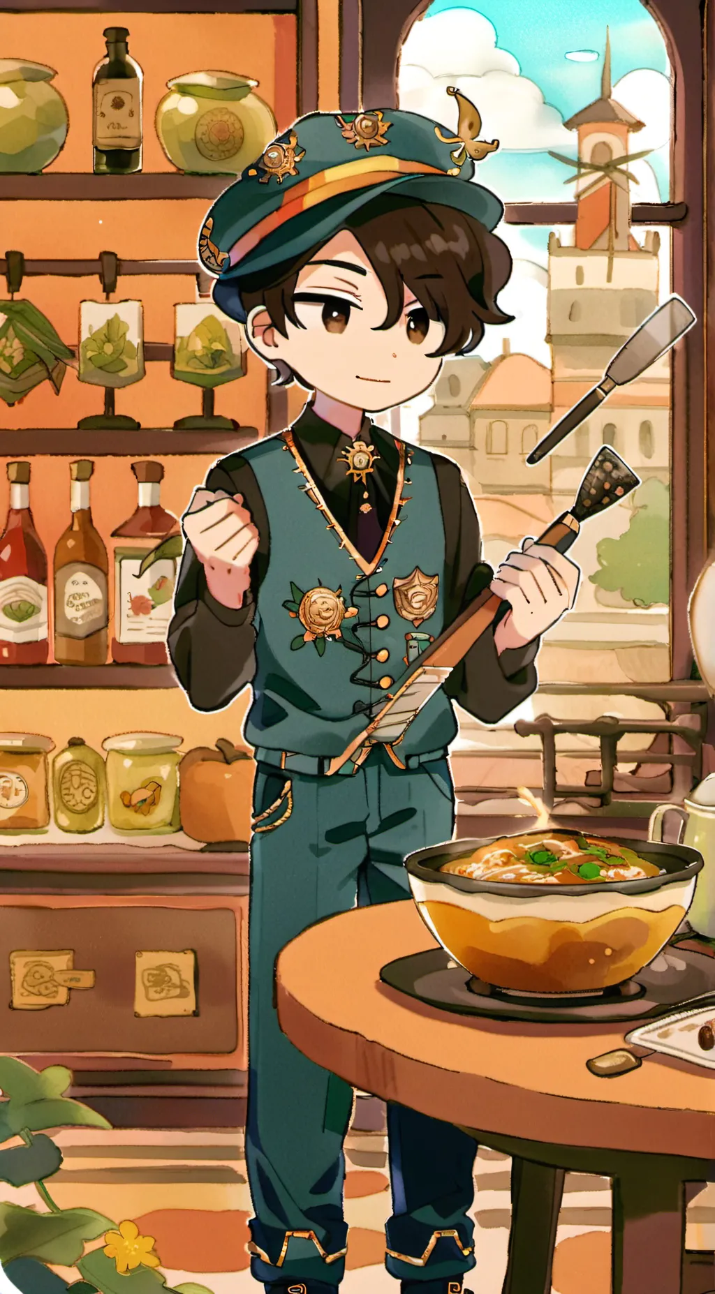 ai character: Alex background