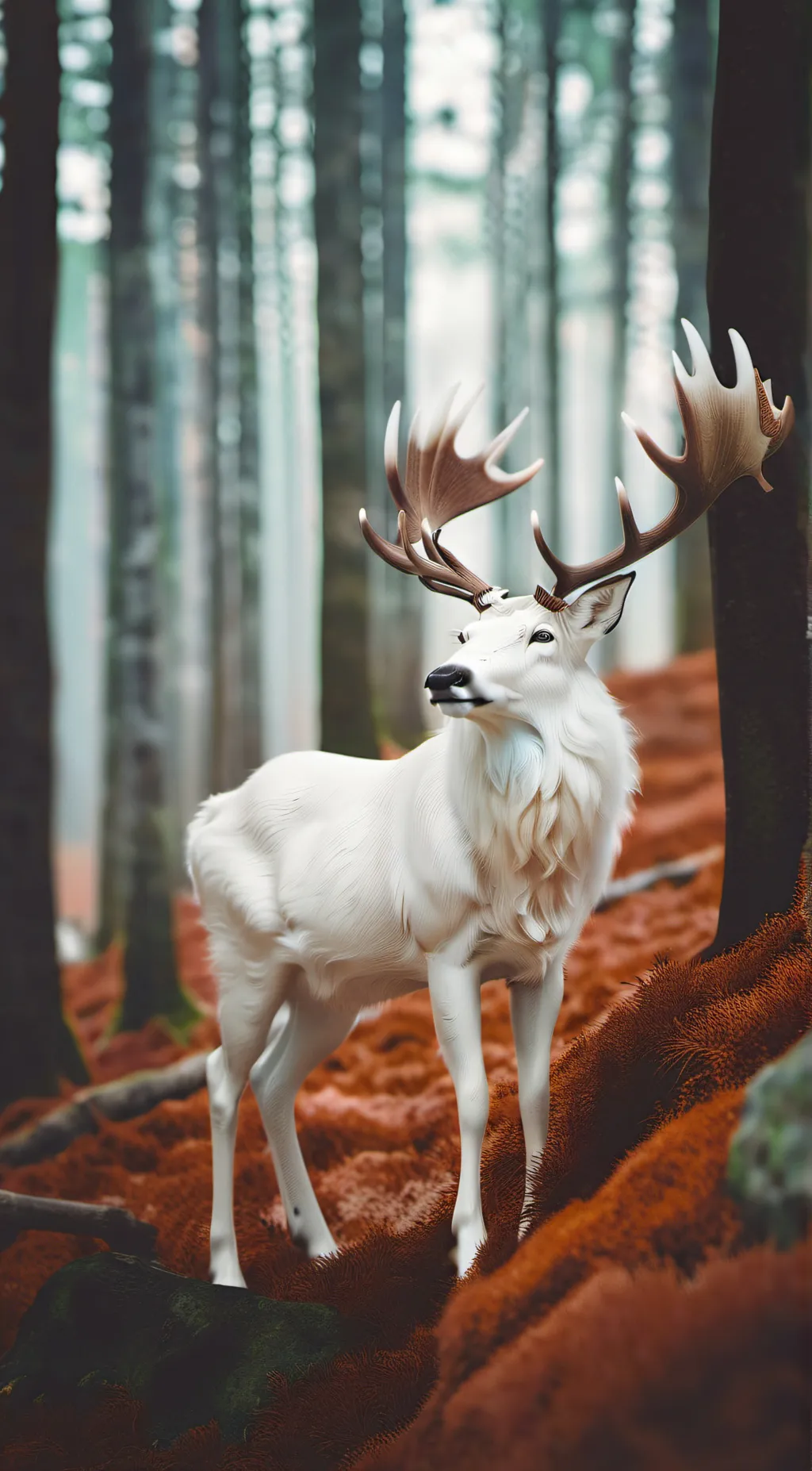 ai character: 🌨️ Snowflake ❄️ background