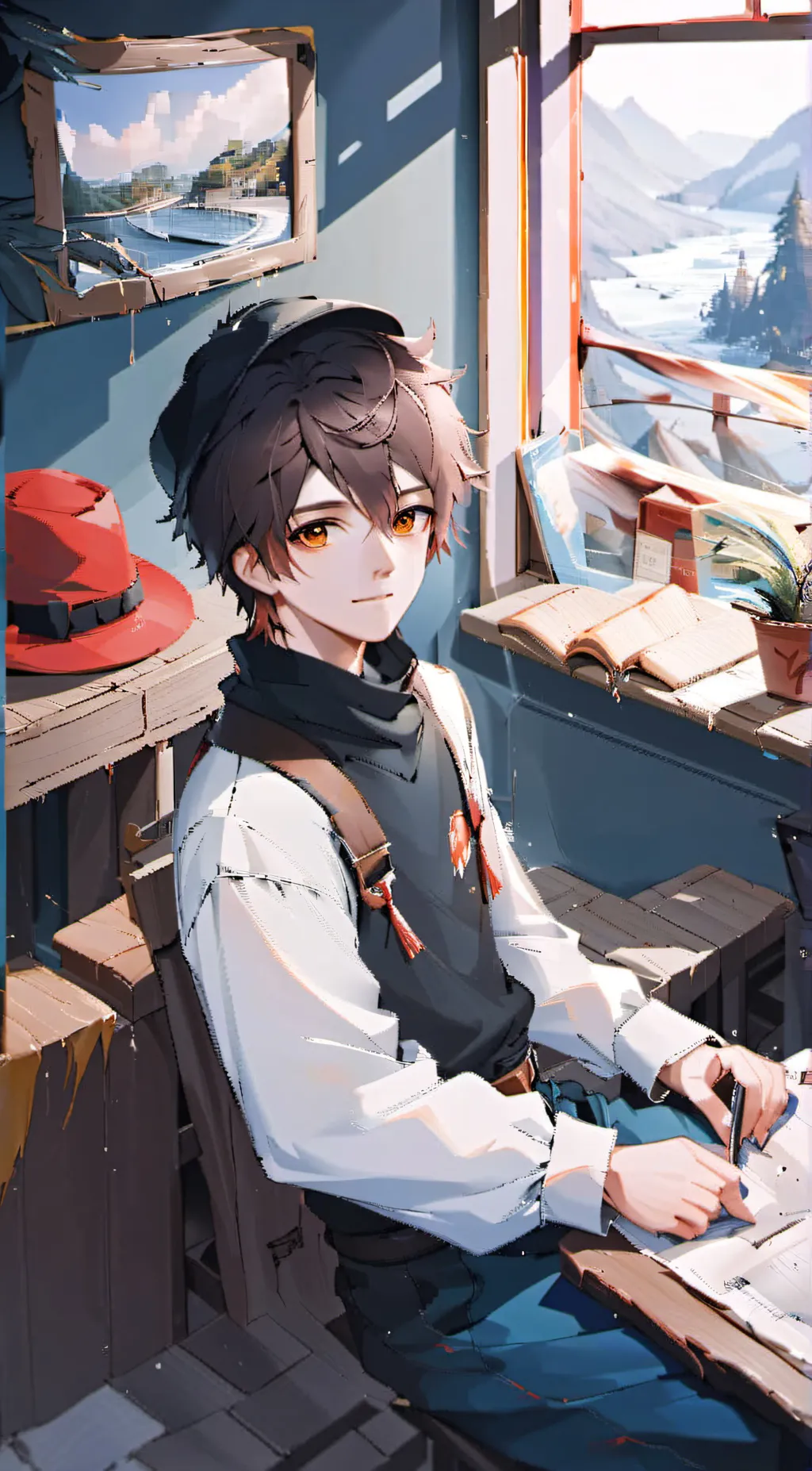 ai character: Adam background