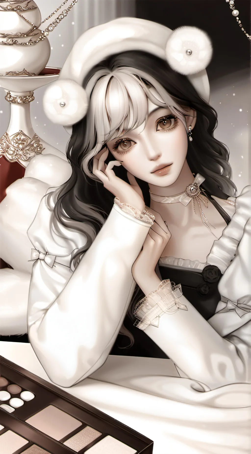 ai character: lisa mae margux  background