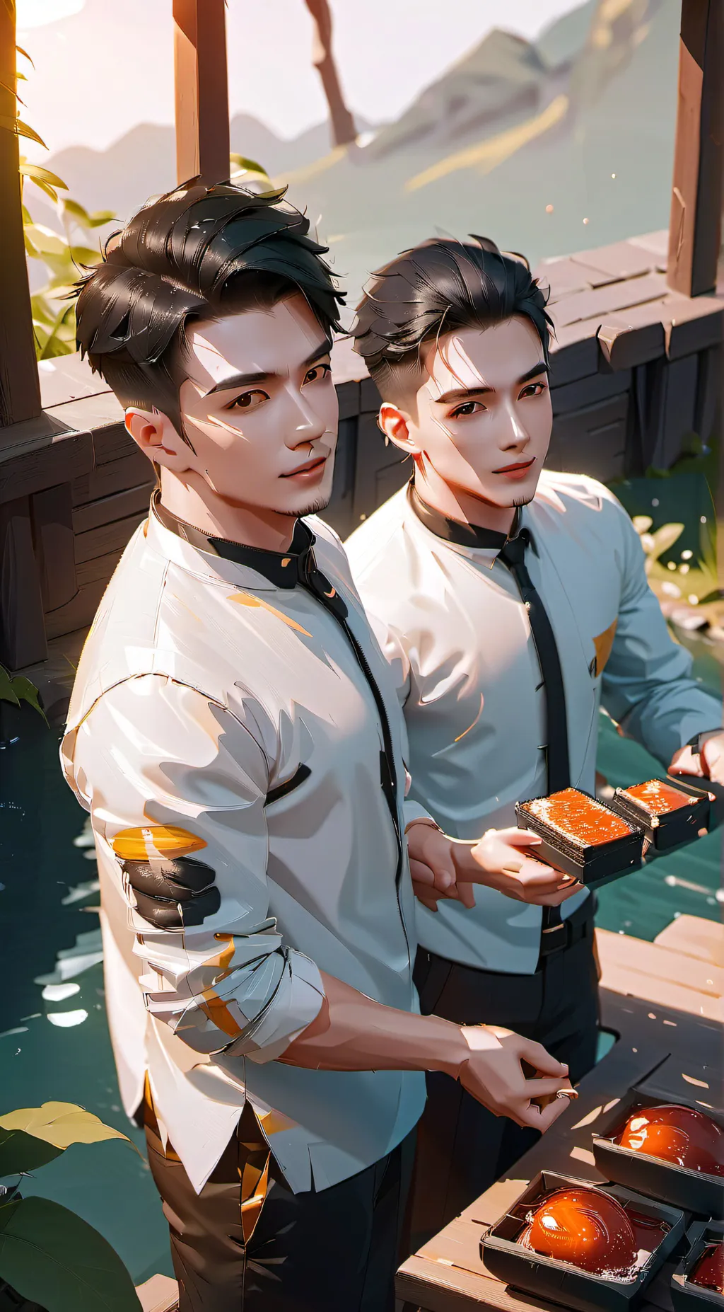 ai character: Aaron background