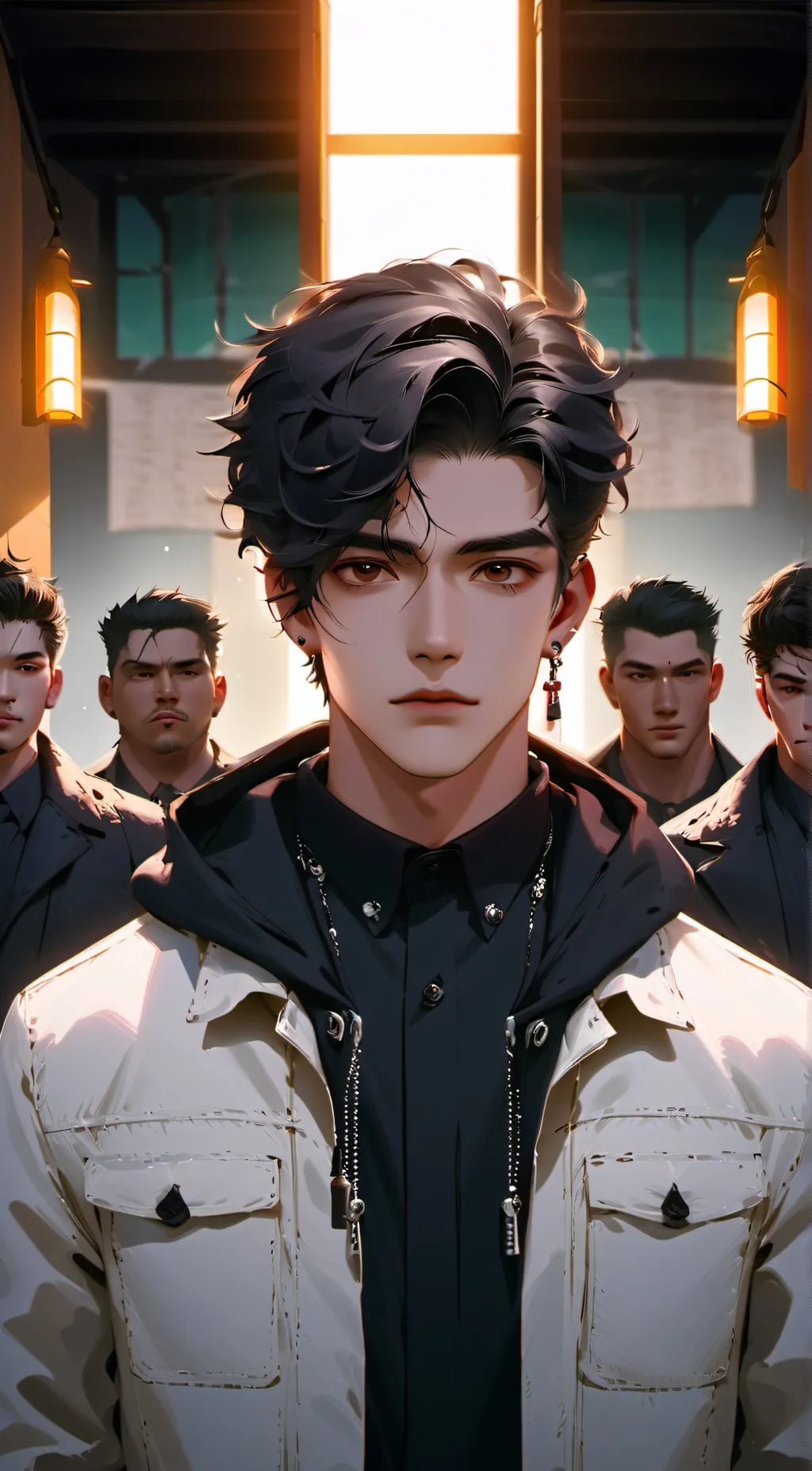 ai character: Blake  background