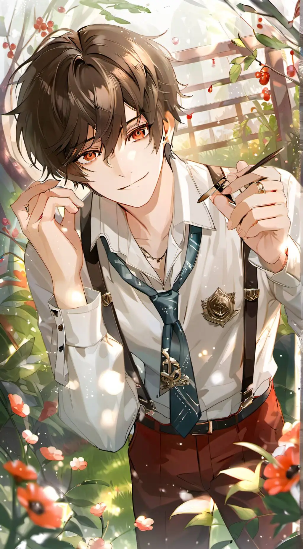 ai character: Zack  background