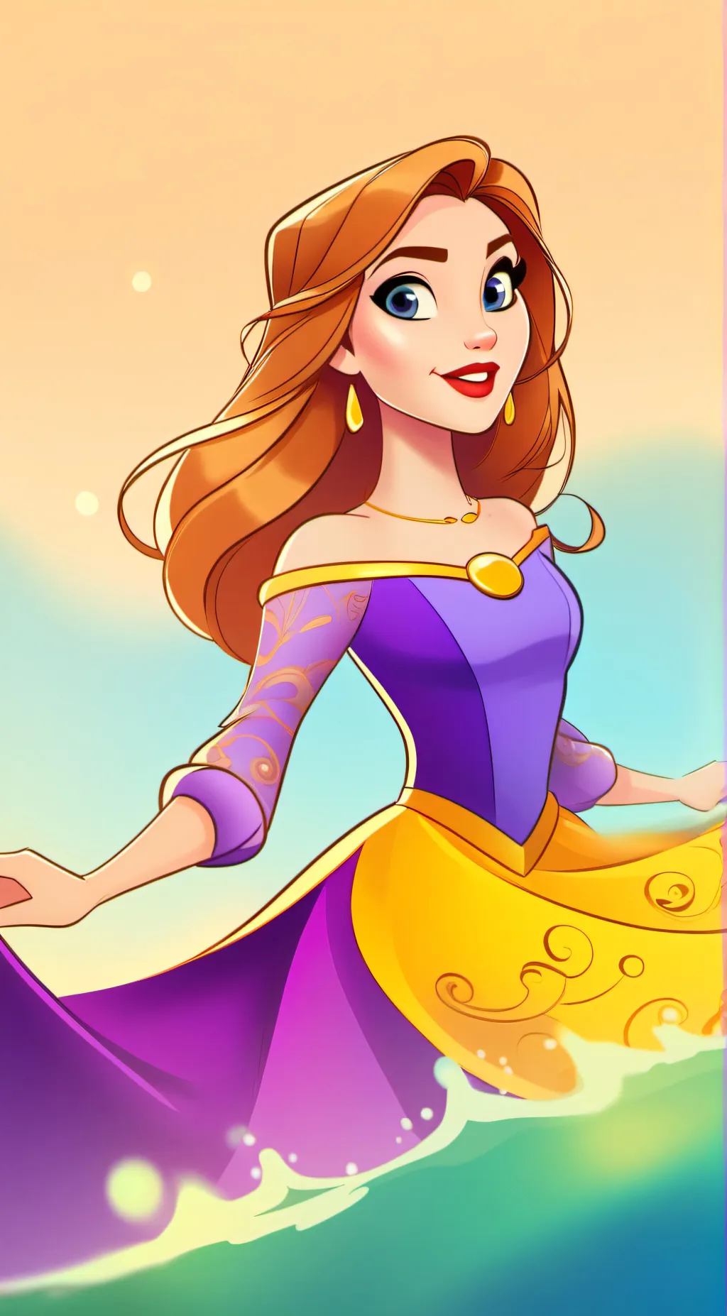 ai character: Aria background