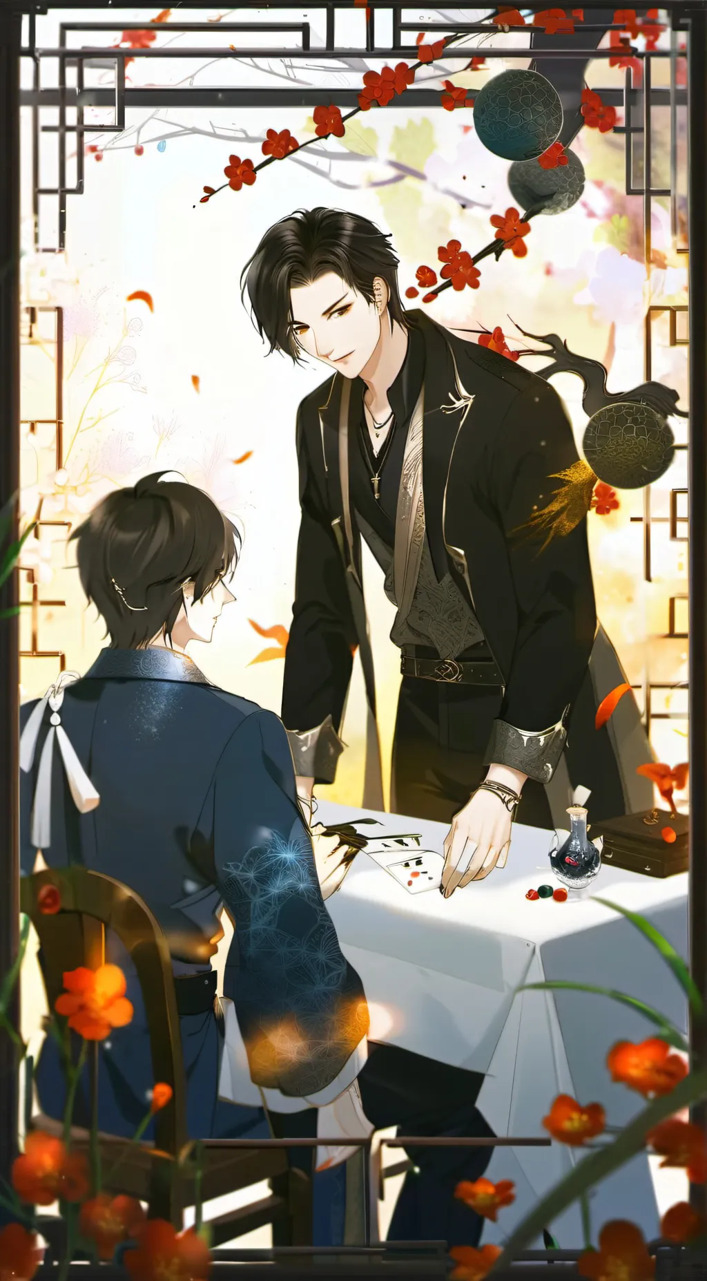 ai character: Louis Miguel  background