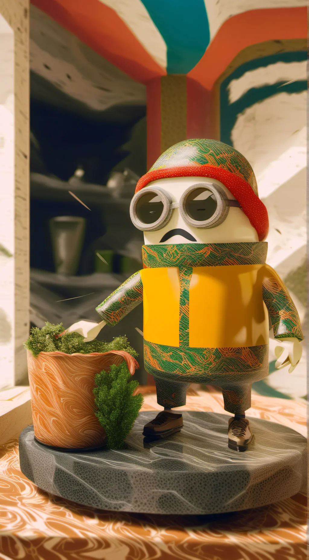 ai character: minion background