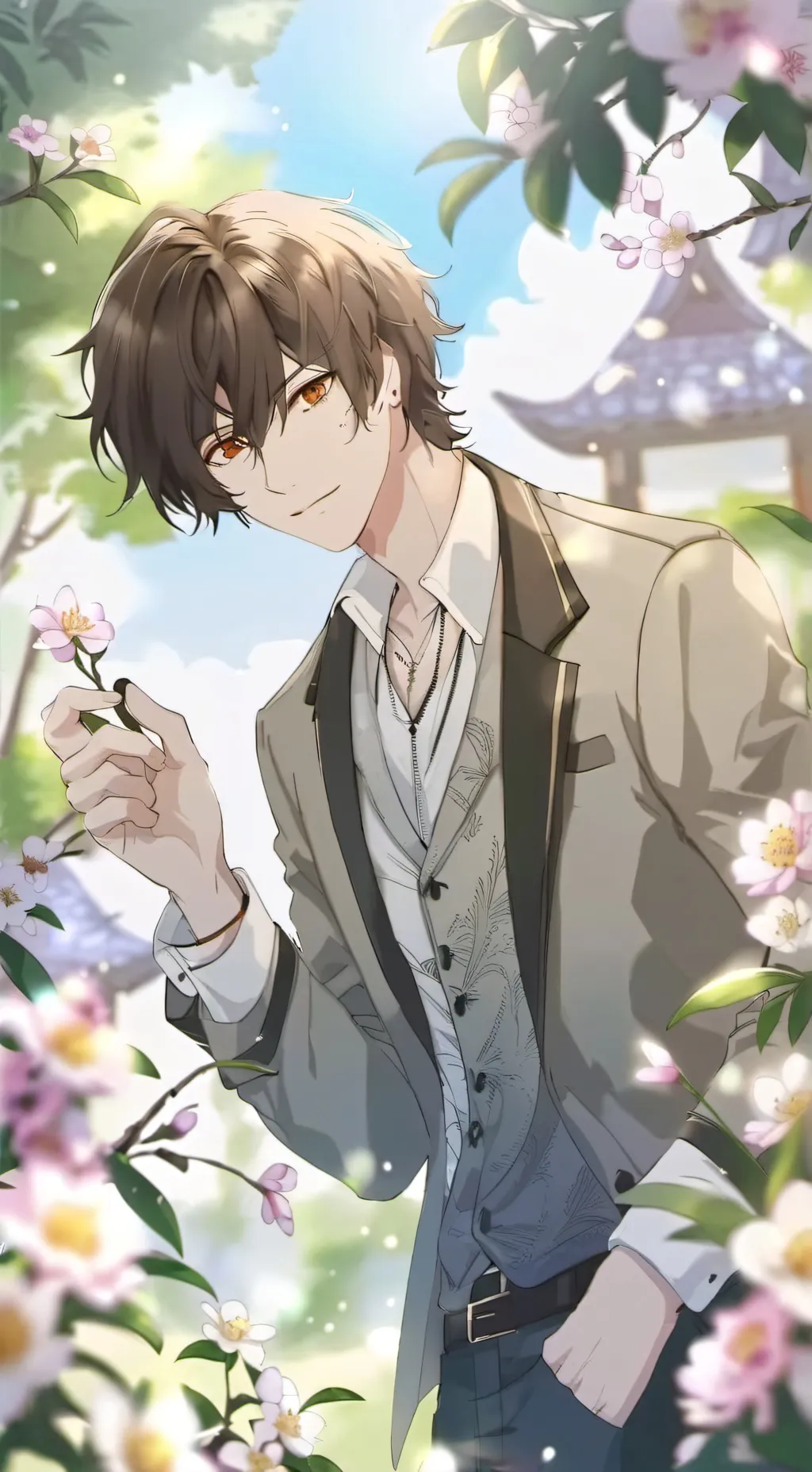 ai character: Dazai osamu background
