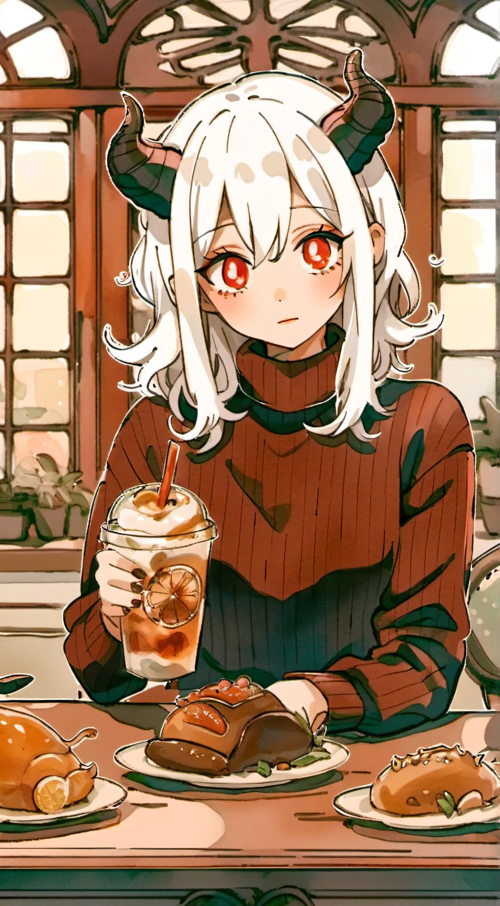 ai character: Silky background