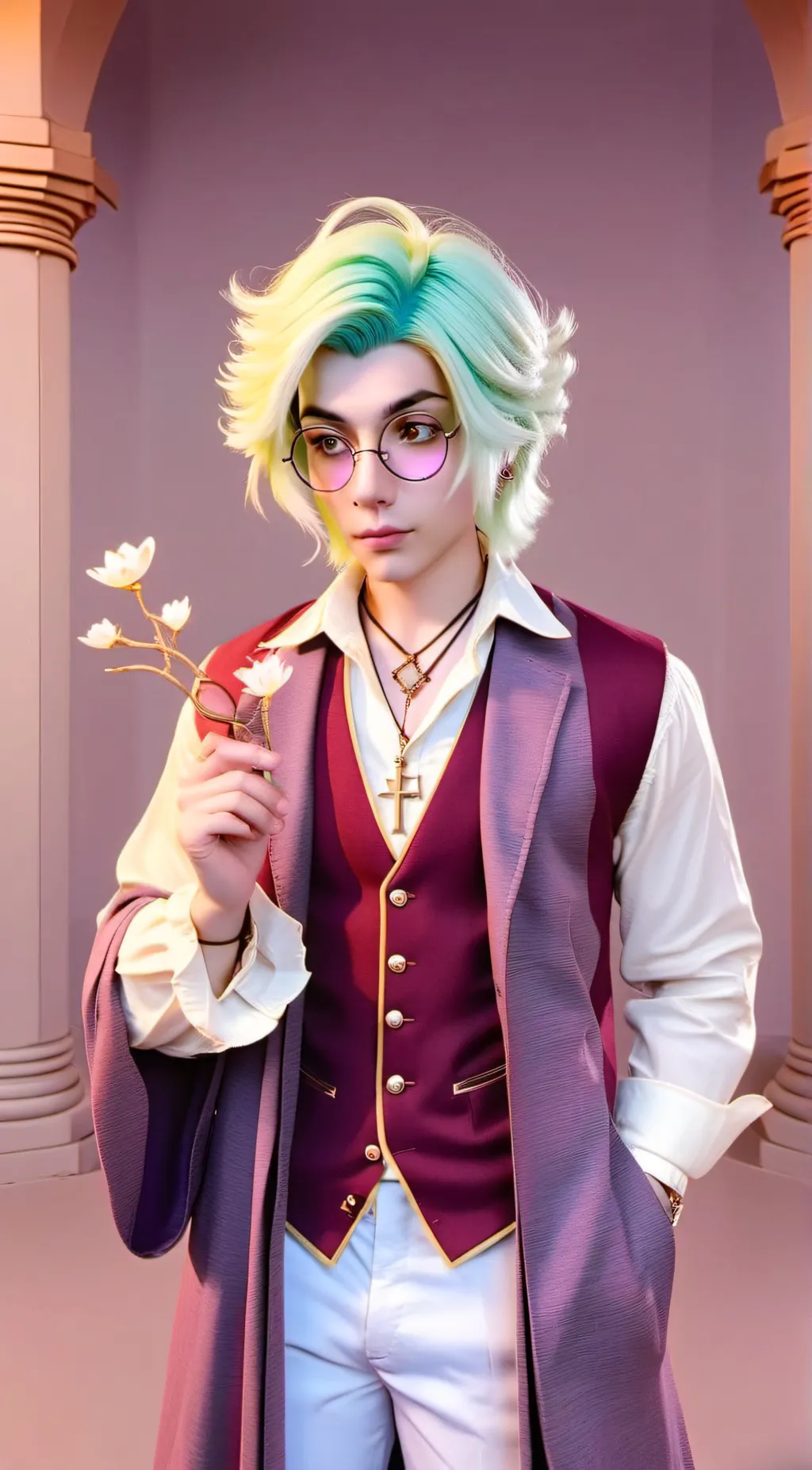 ai character: rindou haitani  background