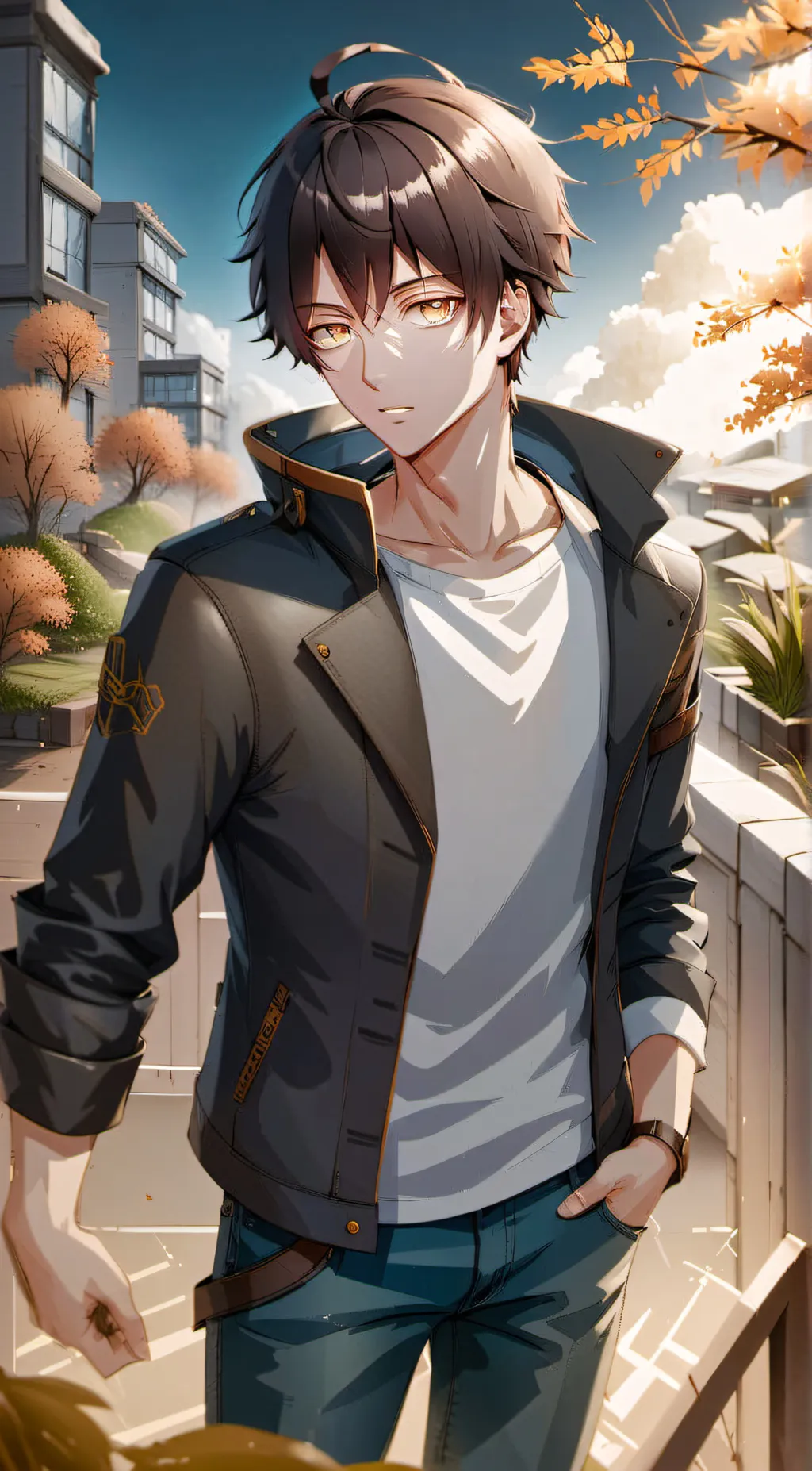 ai character: Daniel  background